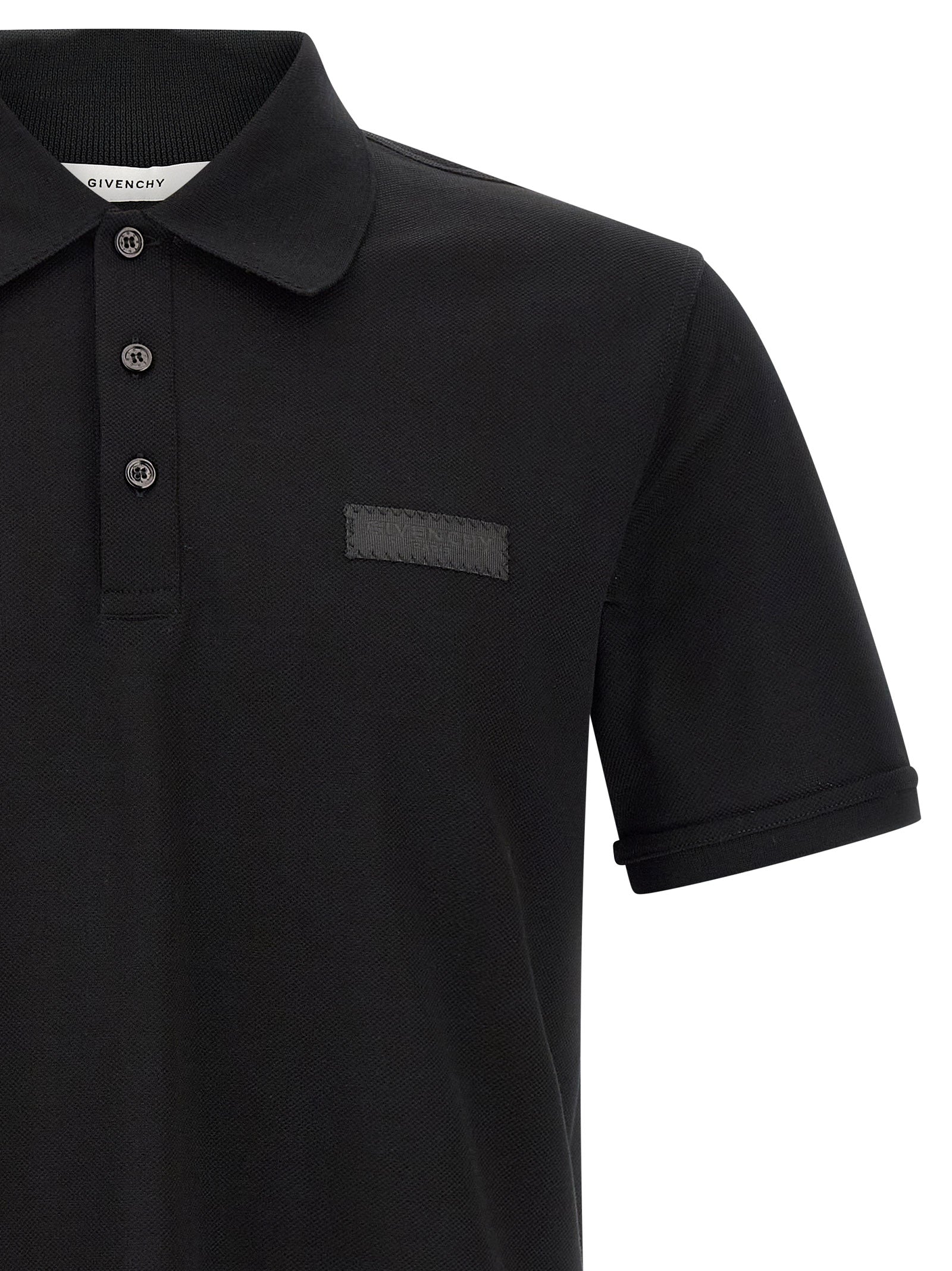 Givenchy Logo Patch Polo Shirt