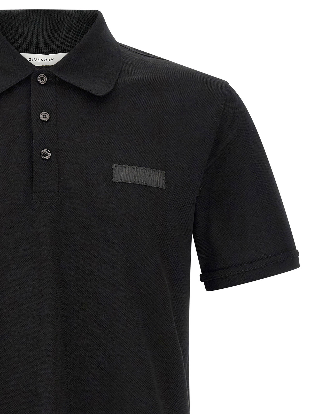Givenchy Logo Patch Polo Shirt