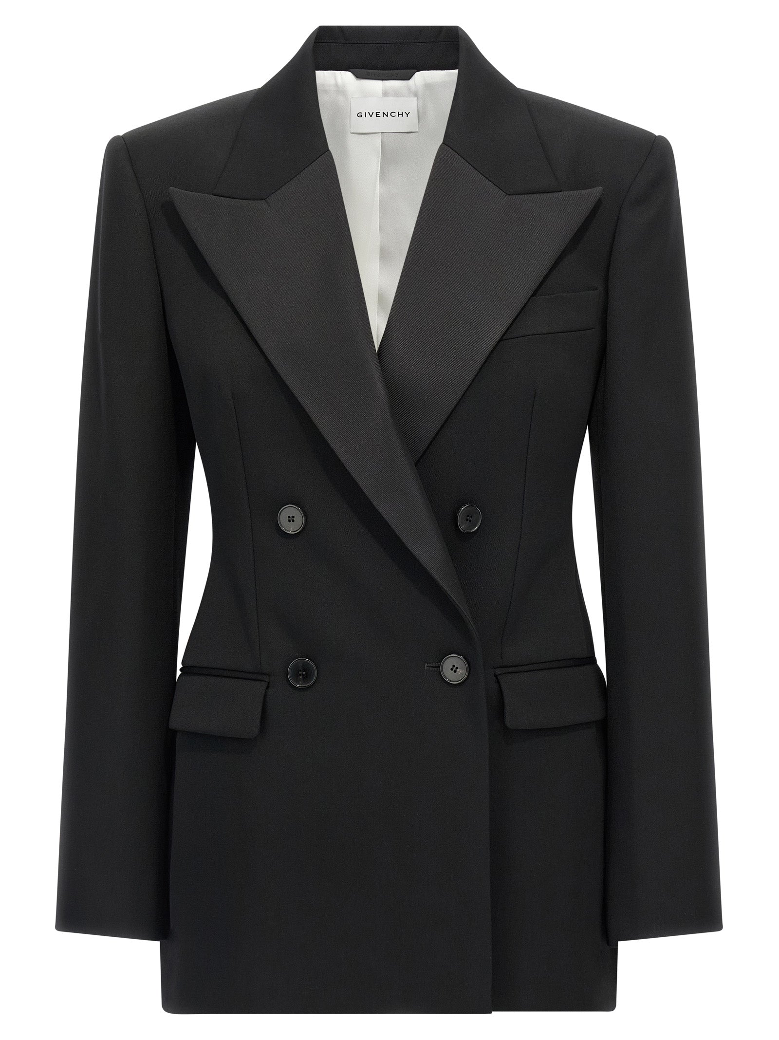 Givenchy Satin Lapel Blazer