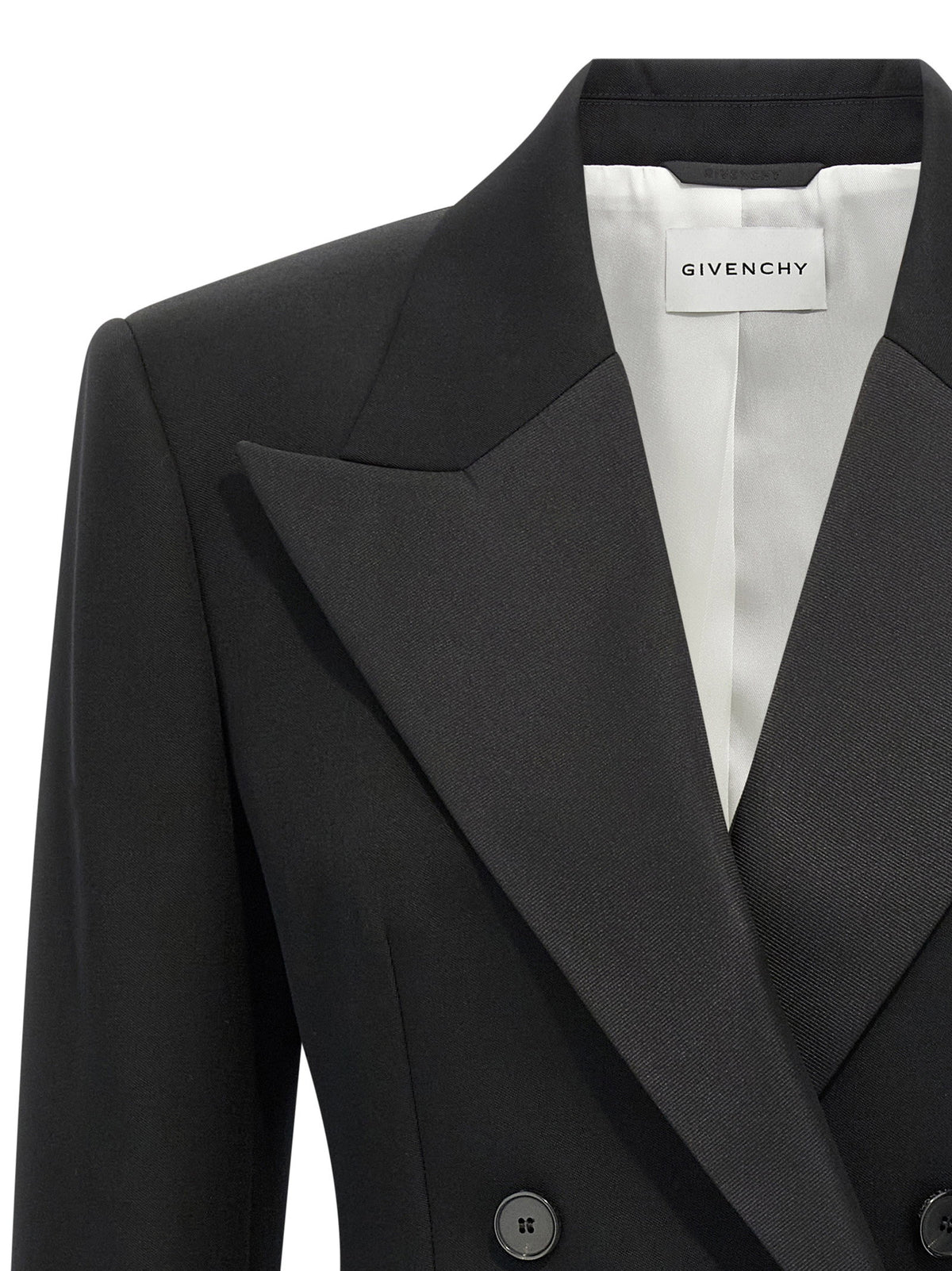 Givenchy Satin Lapel Blazer