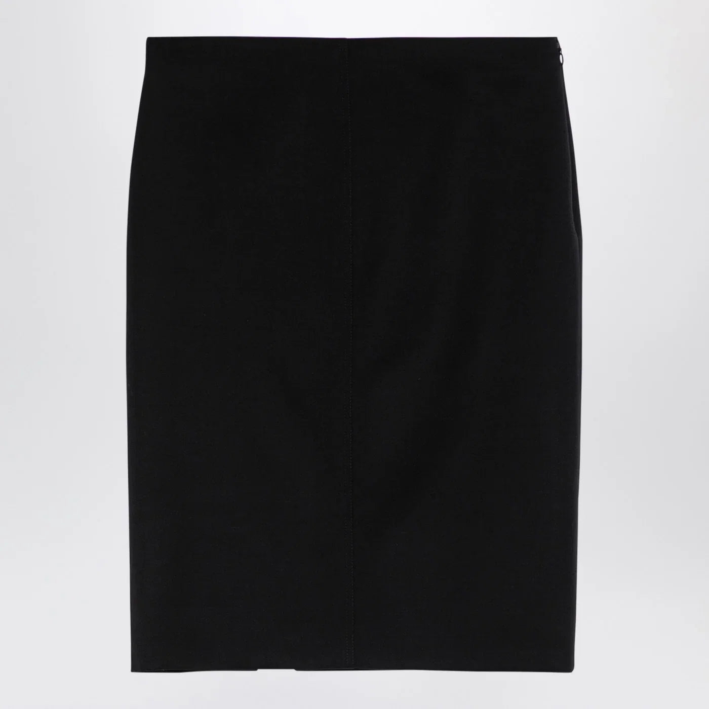 Givenchy Black wool skirt with metal button 4G