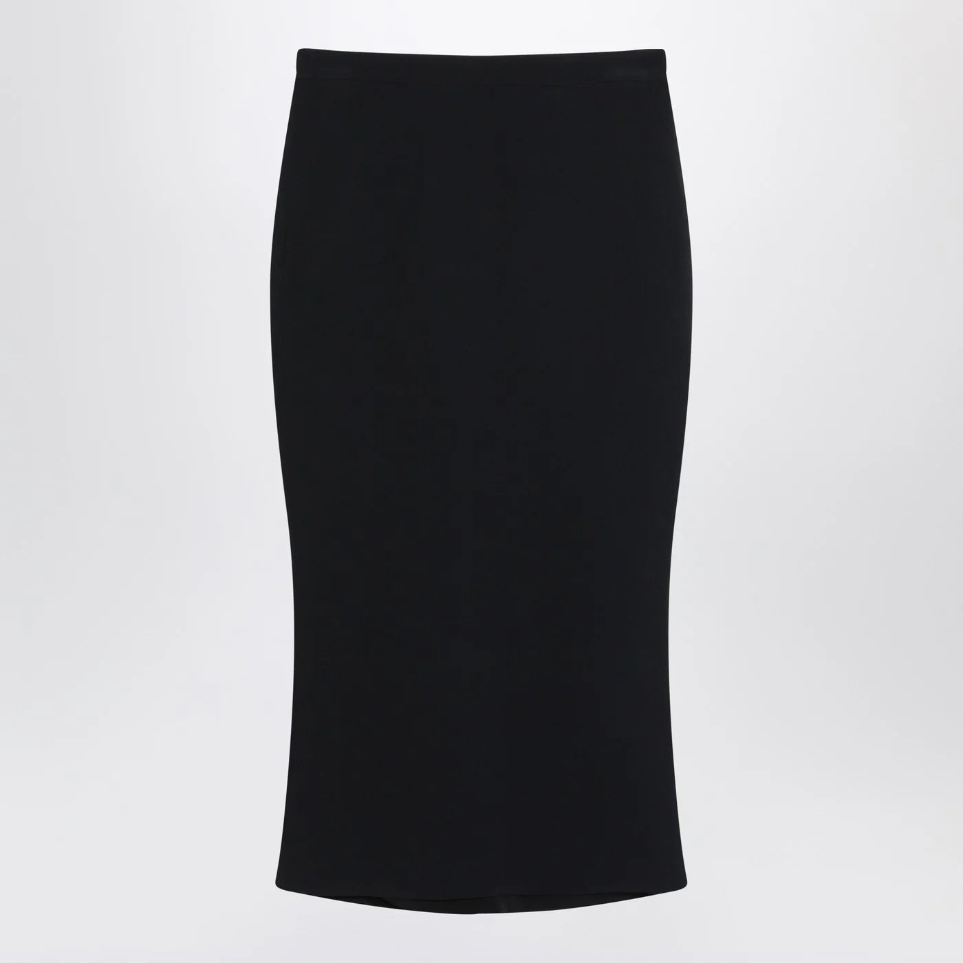 Givenchy Black midi skirt with pleats on the back