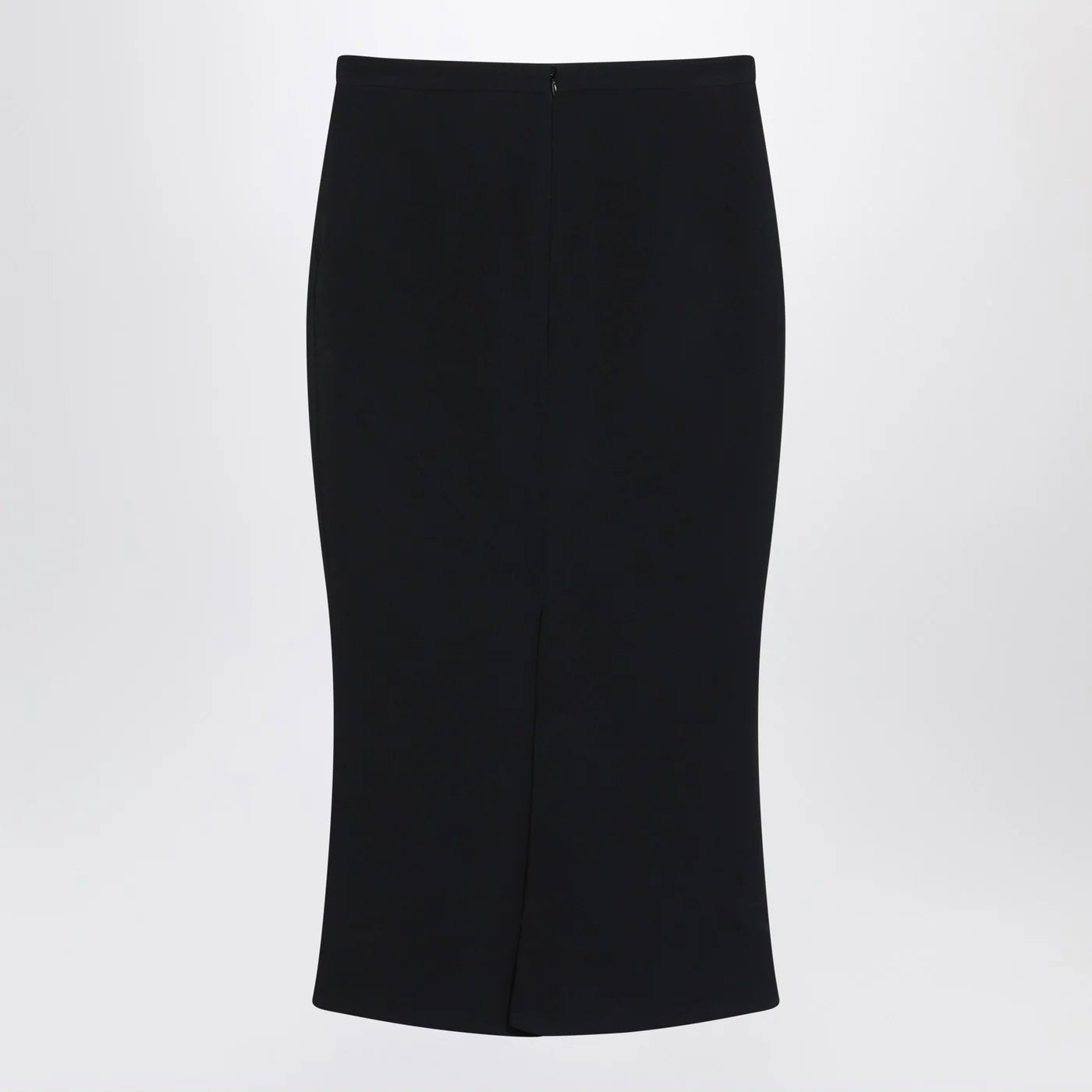 Givenchy Black midi skirt with pleats on the back