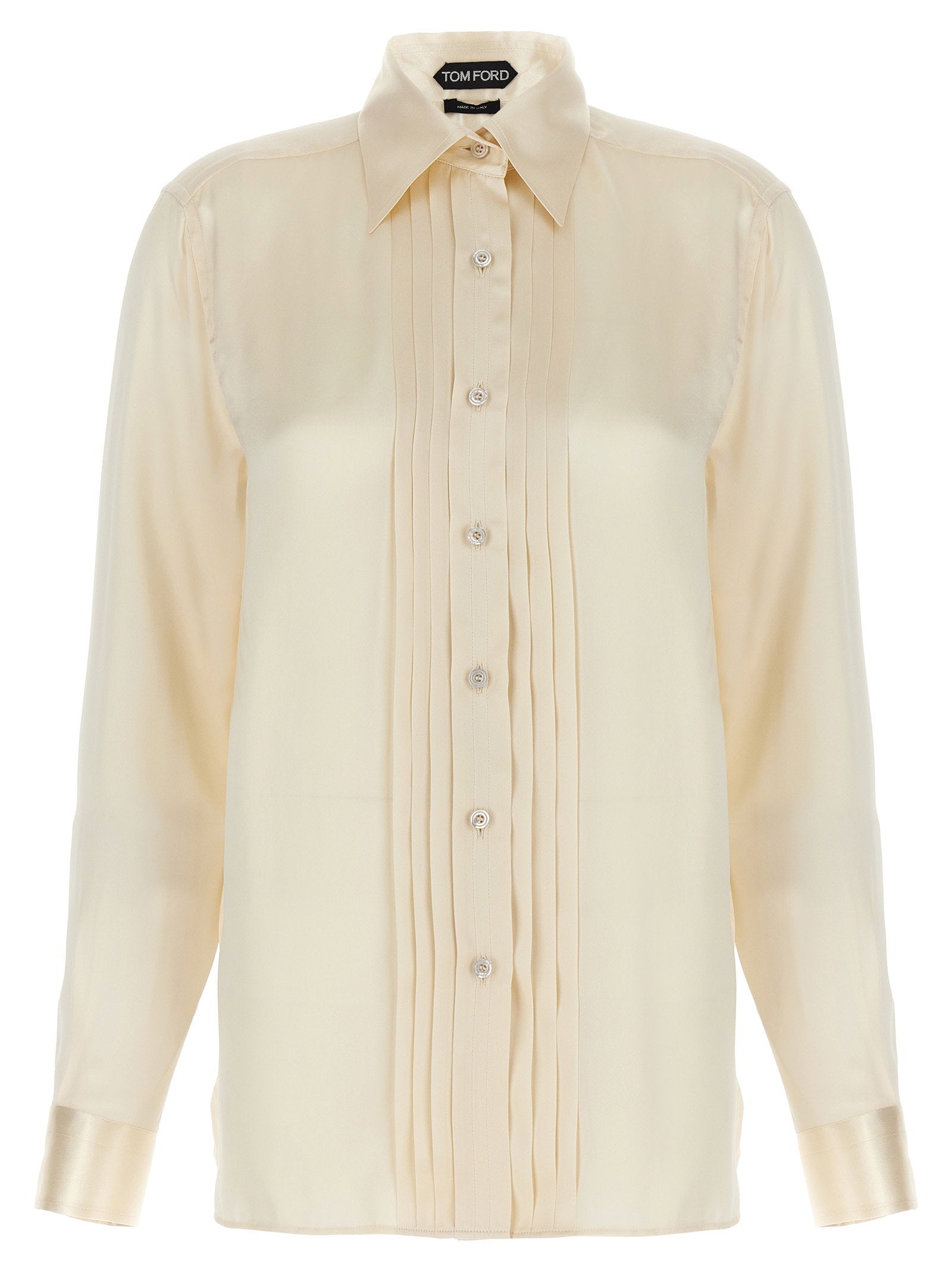 Tom Ford Pleated Plastron Shirt