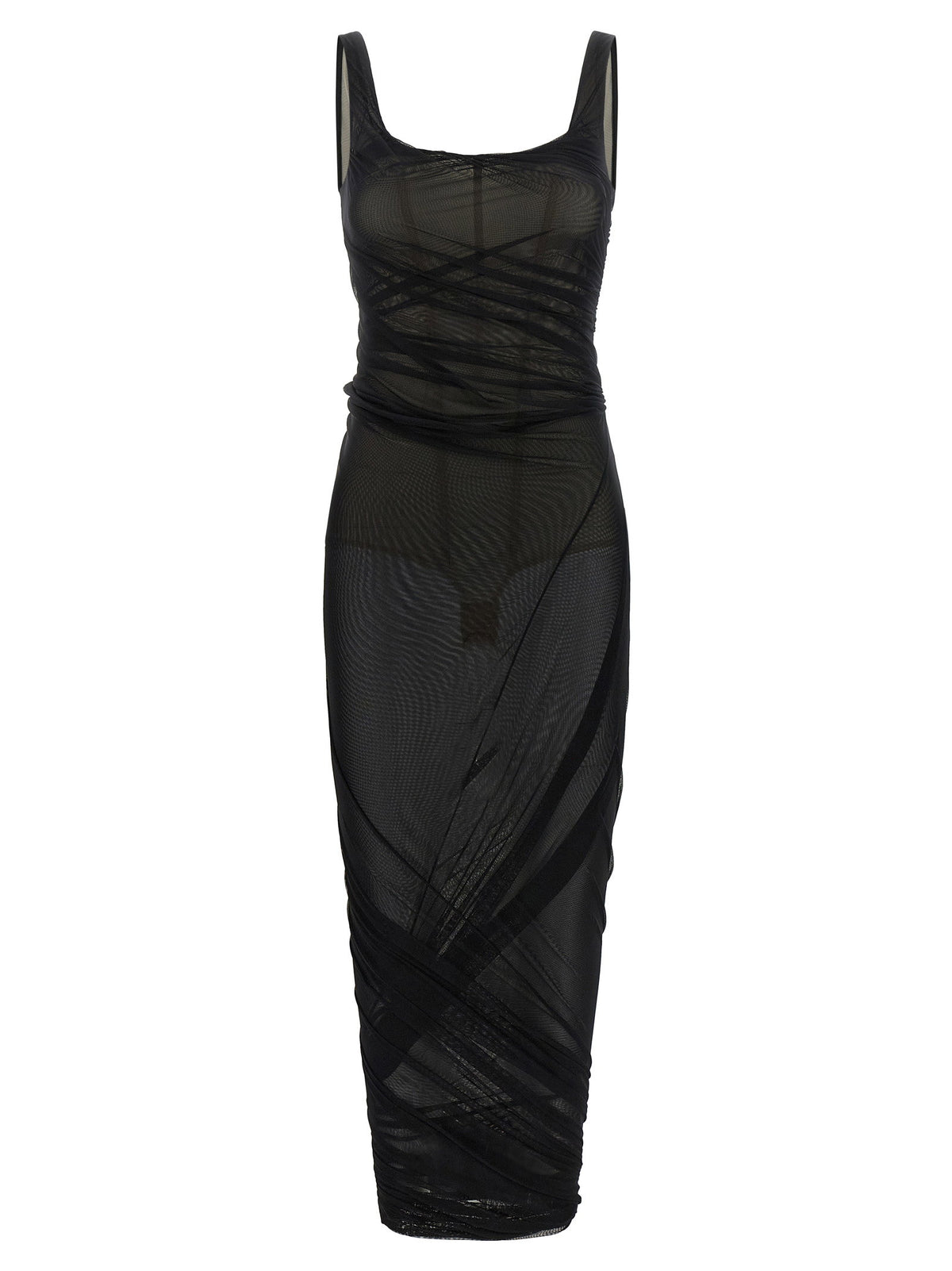 The Attico Dress With Transparencies