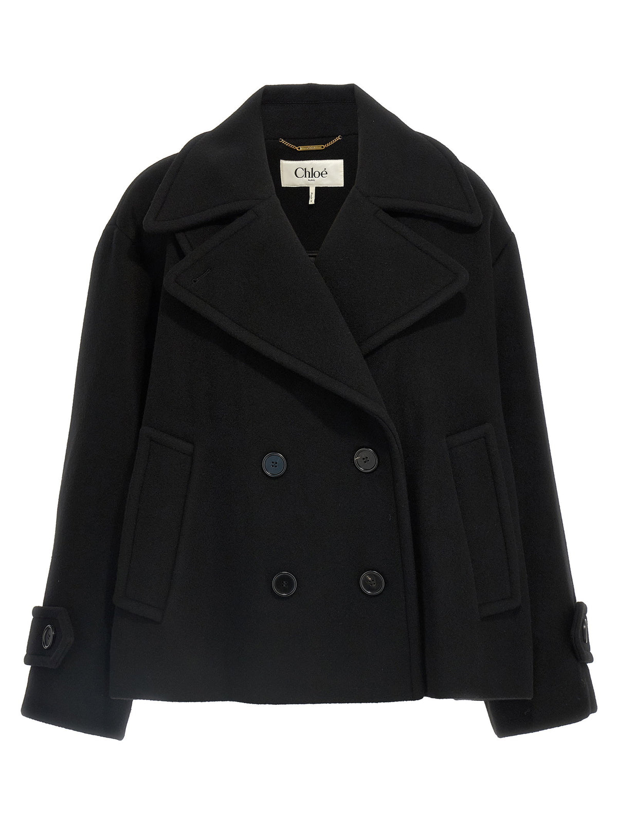 Chloé Double Breasted Wool Coat