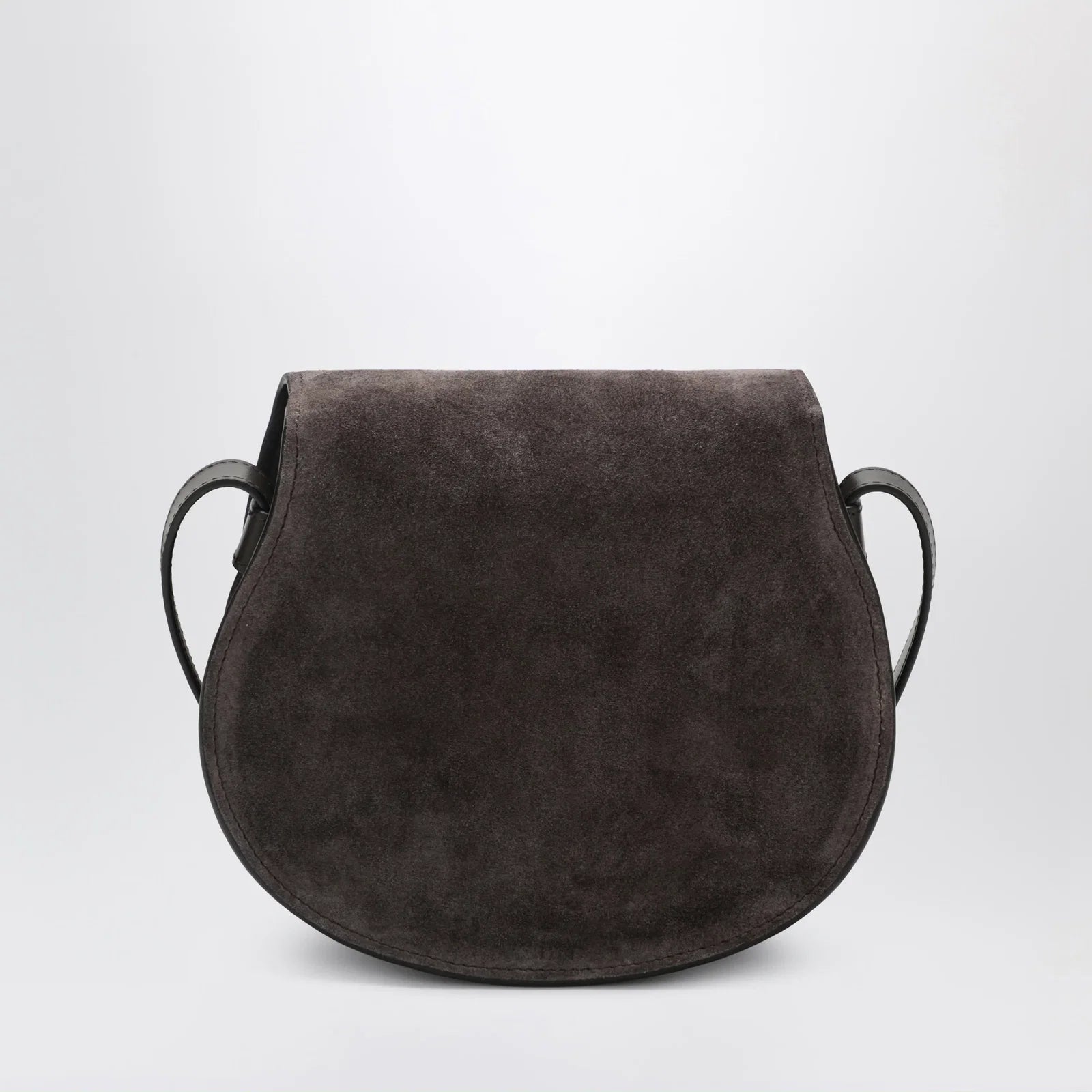 Chloé Saddle Marcie bag in Kohl Brown suede