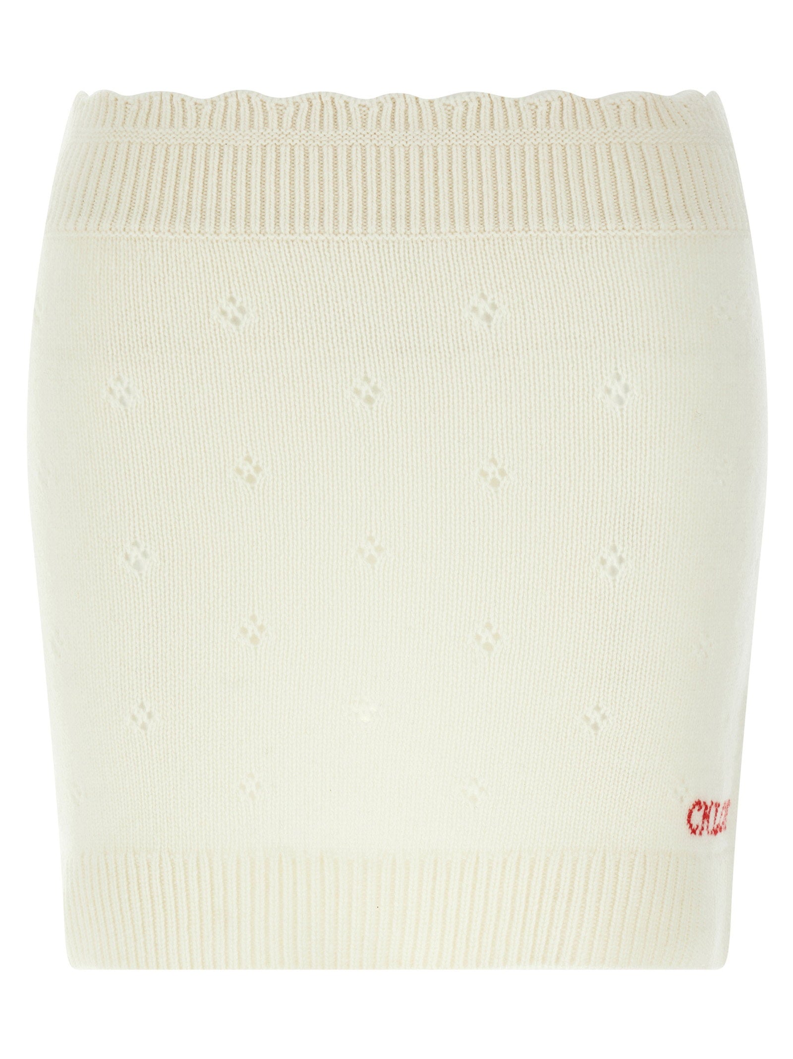 Chloé Jacquard Logo Skirt
