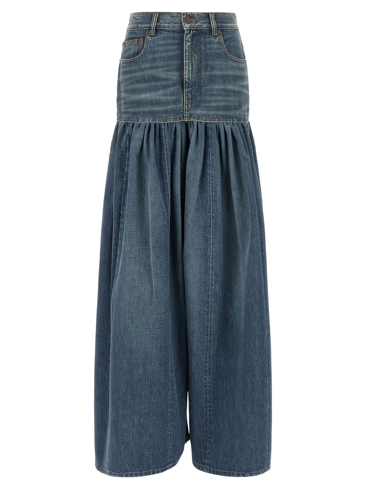 Chloé Balloon Denim Skirt