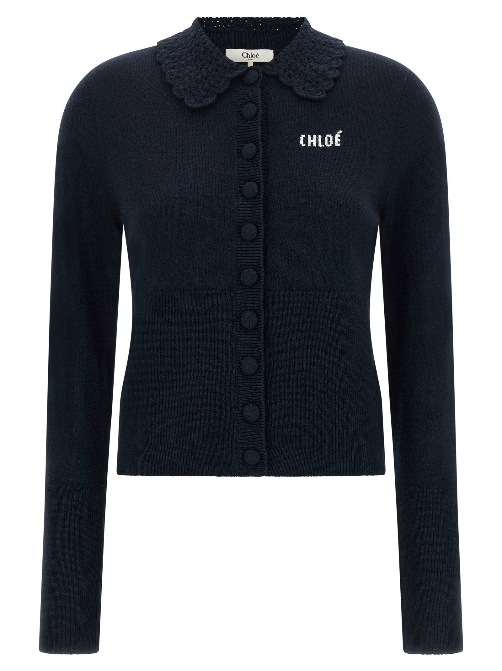 Chloé Collared Cardigan