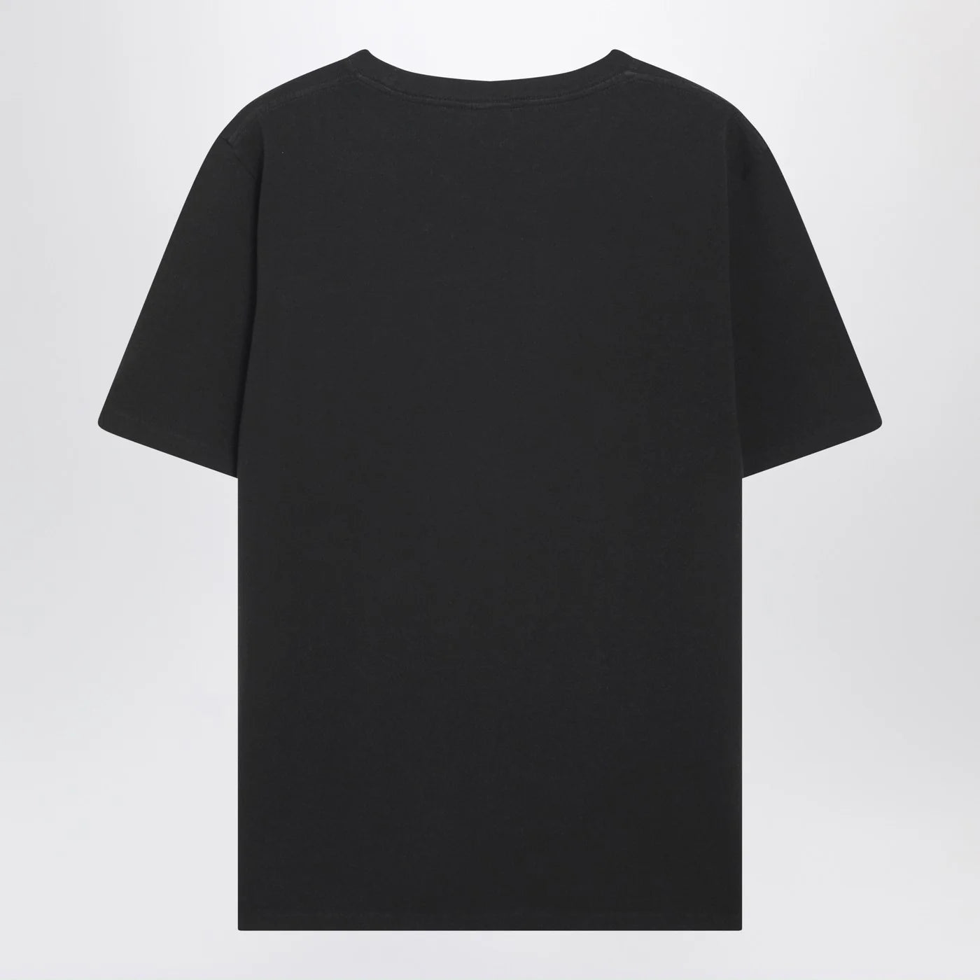 Chloé Black oversized T-shirt with logo and flamingo print