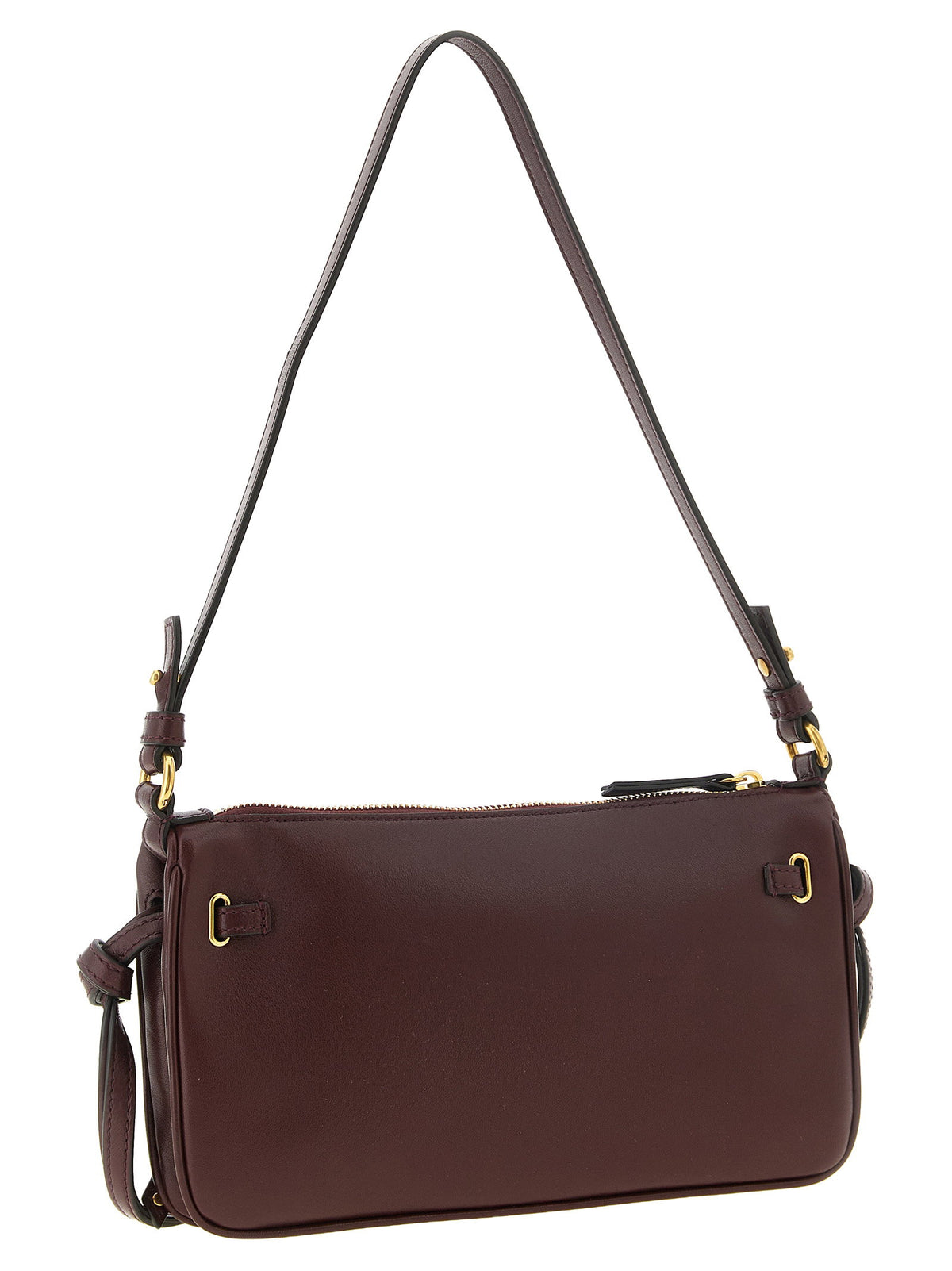 Chloé Paddington Sling Burgundy Mini Clutch