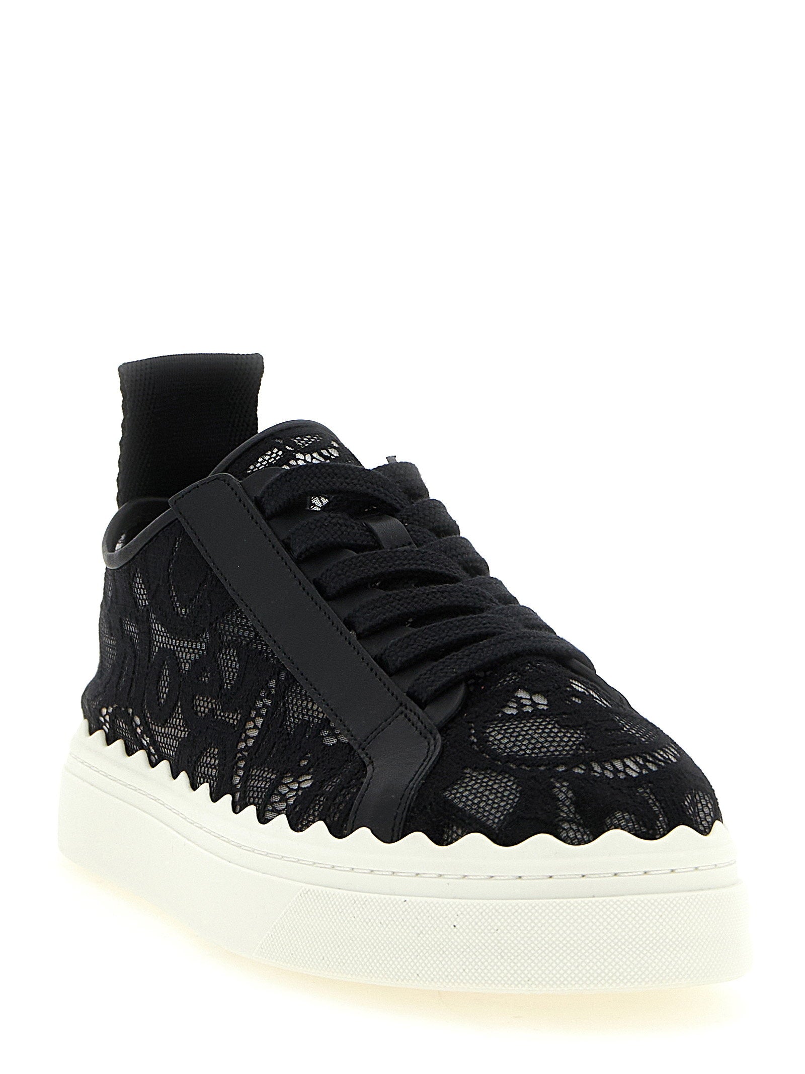 Chloé Chloe Lauren Lace Sneakers