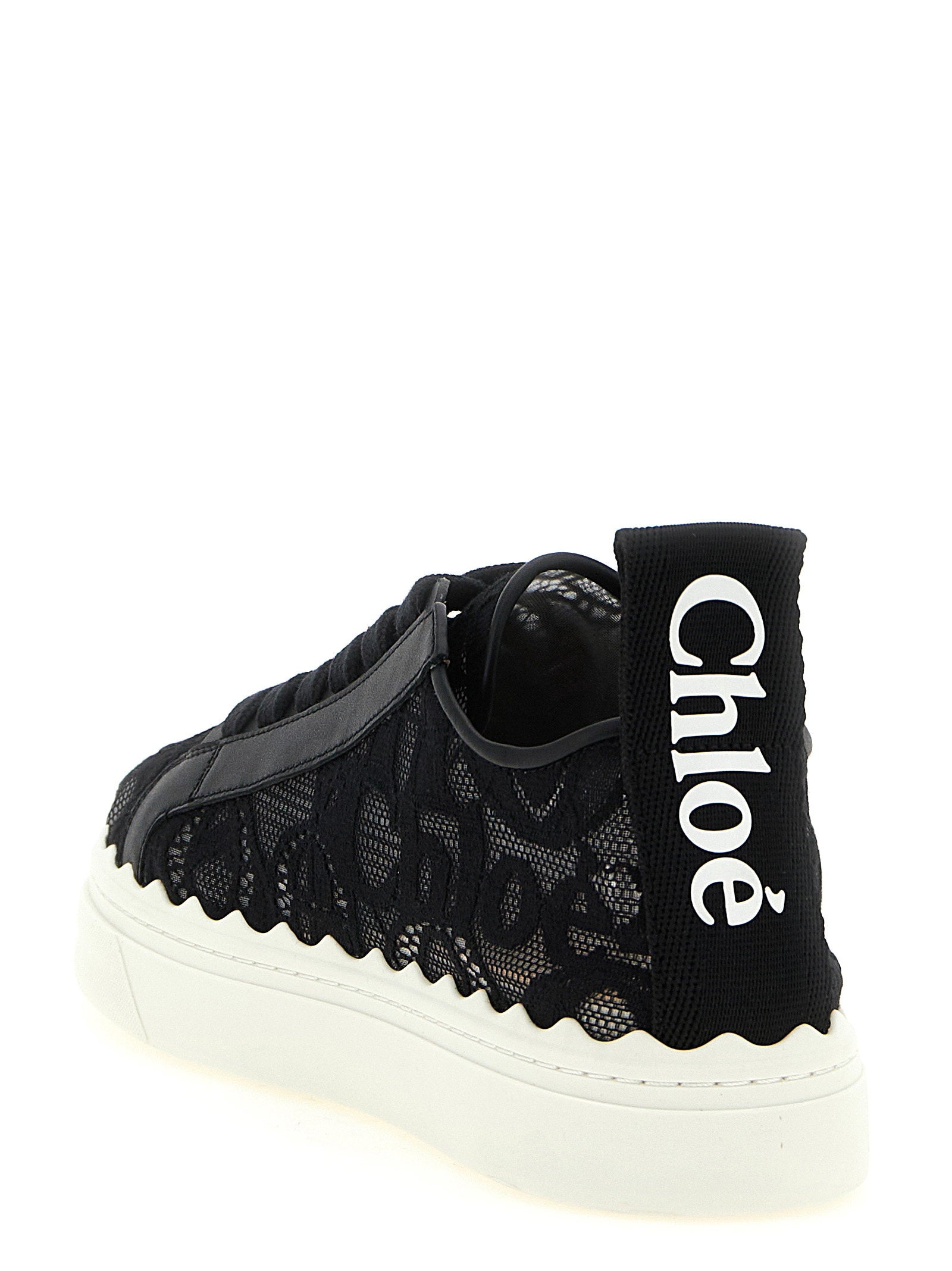 Chloé Chloe Lauren Lace Sneakers