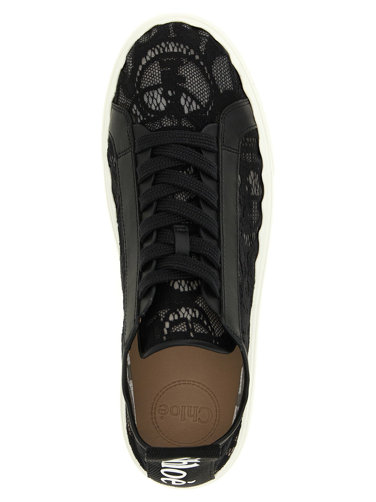 Chloé Chloe Lauren Lace Sneakers