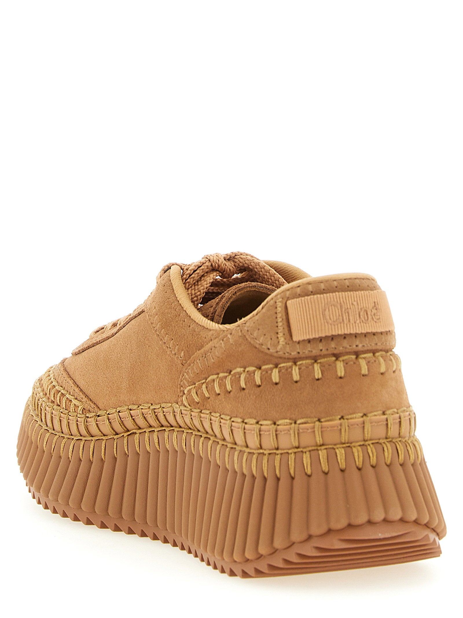 Chloé Chloe Nama Wedge Sneakers