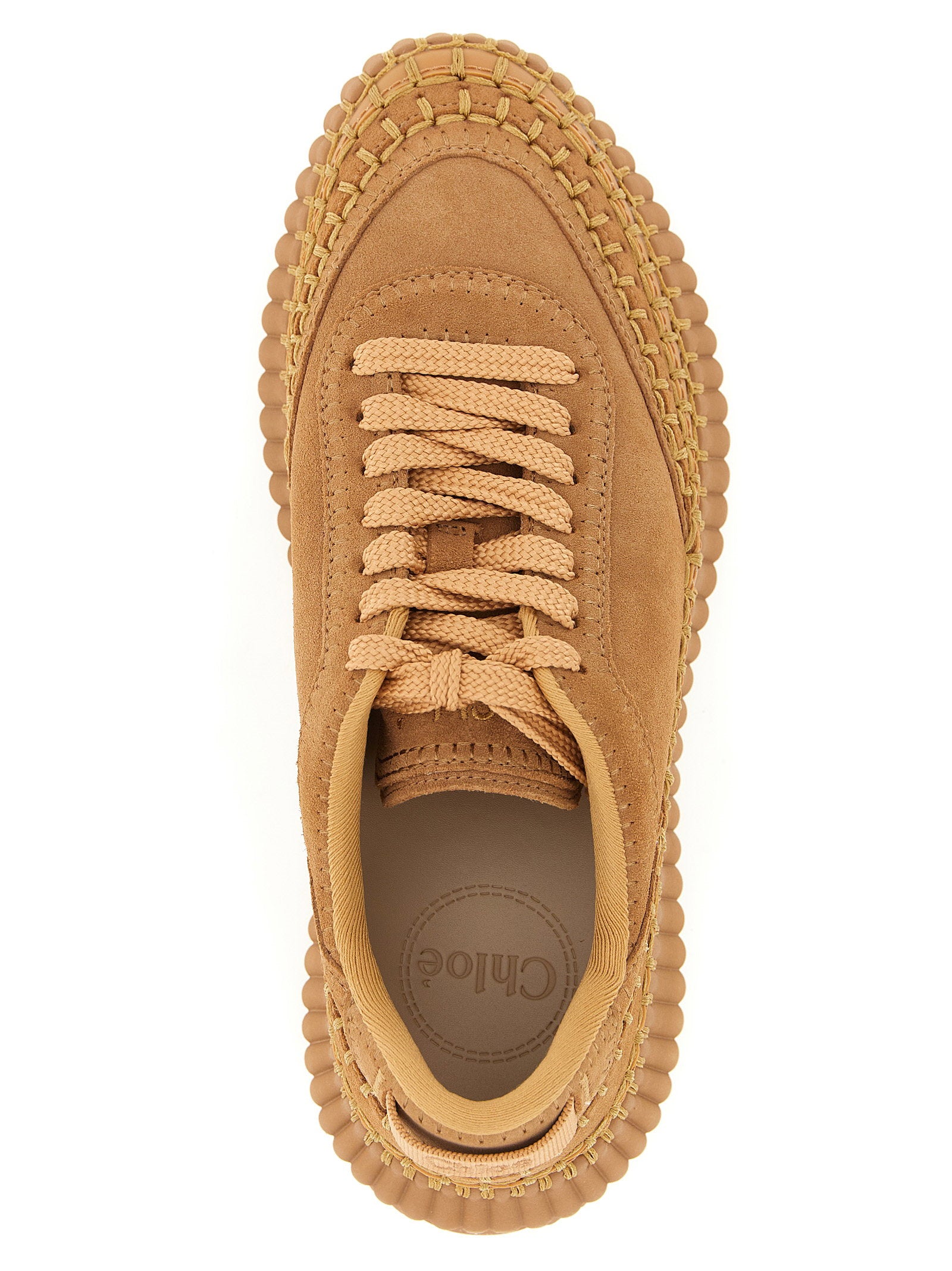 Chloé Chloe Nama Wedge Sneakers