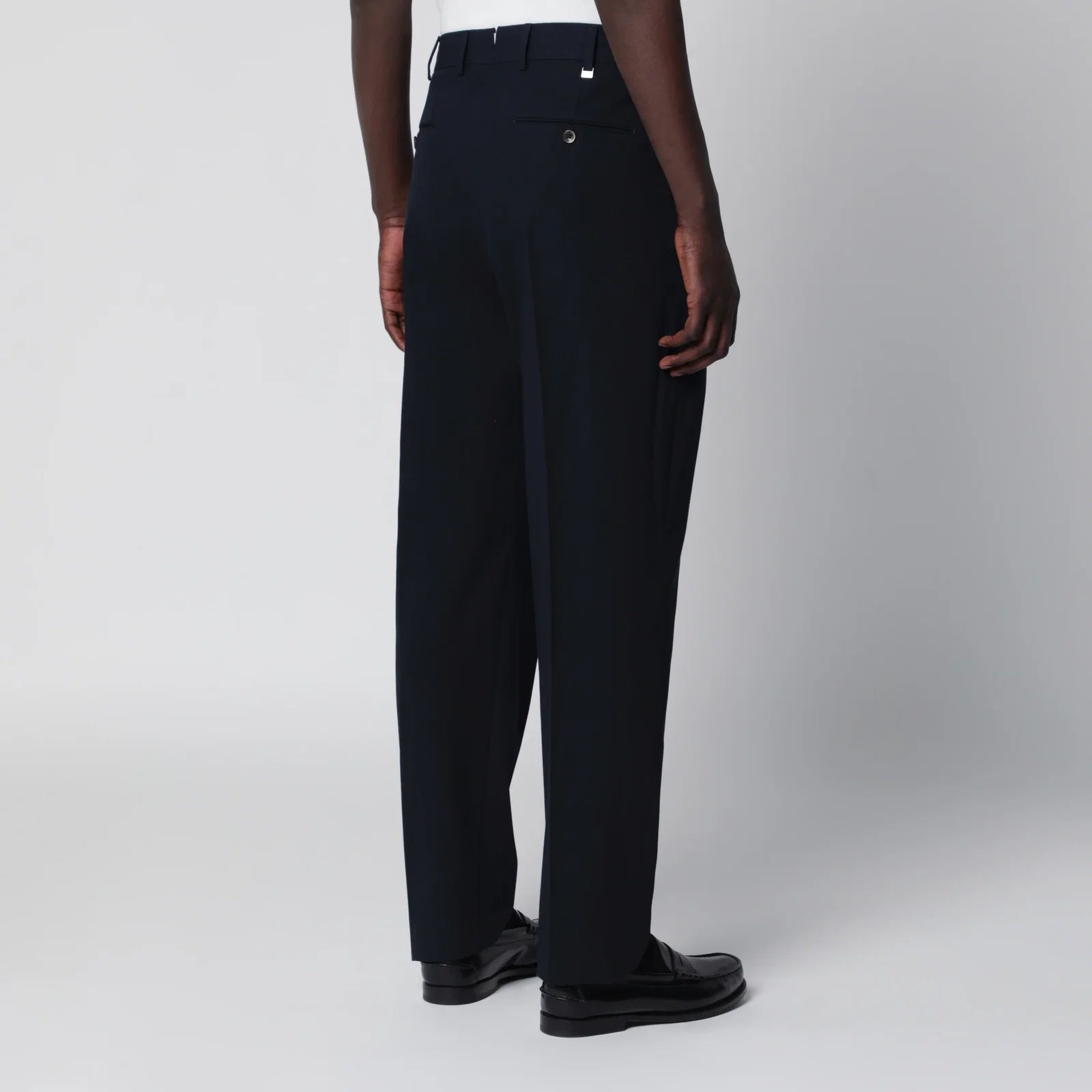 PT Torino Blue cotton trousers