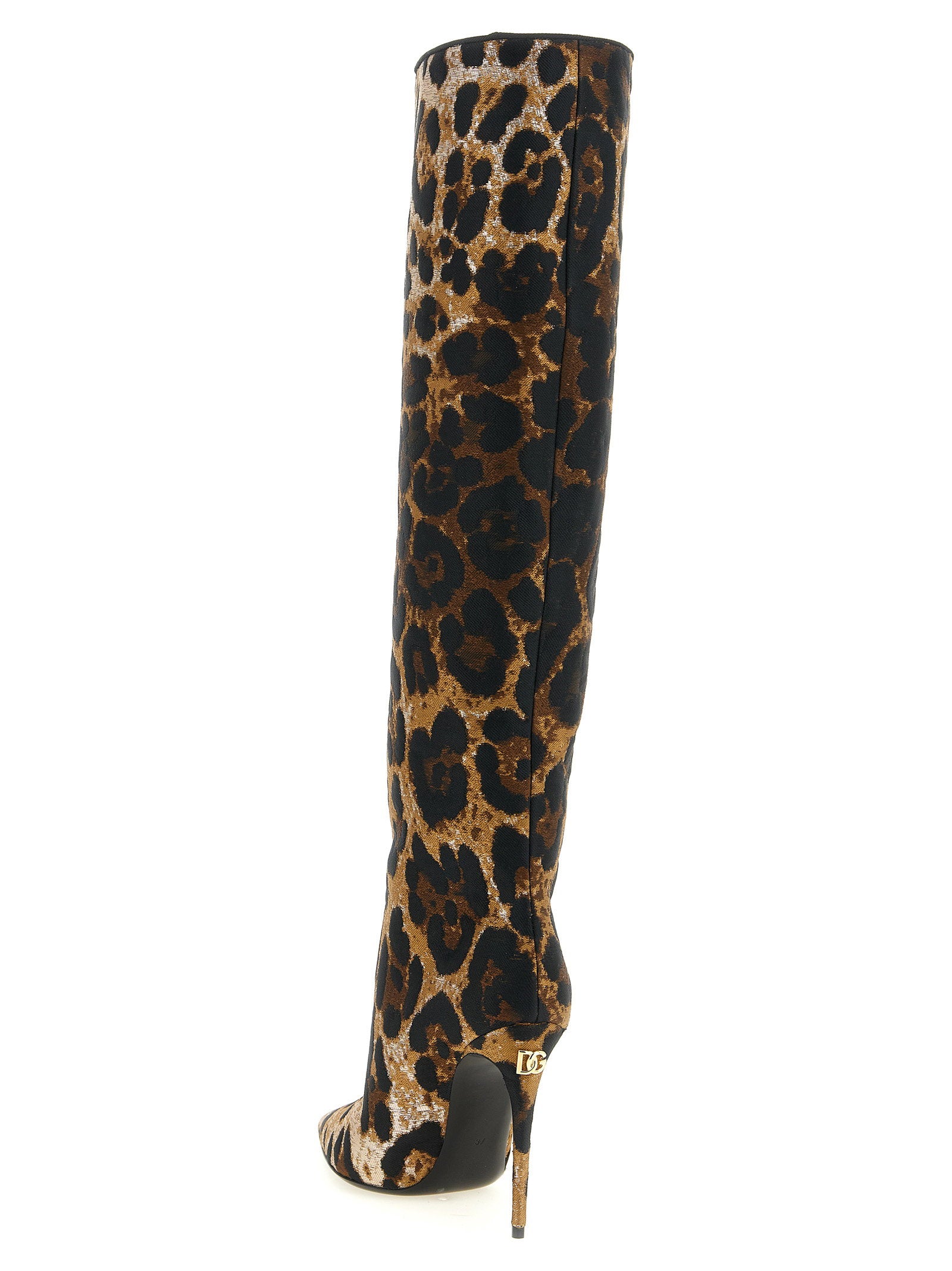 Dolce & Gabbana Leo Jacquard Boots