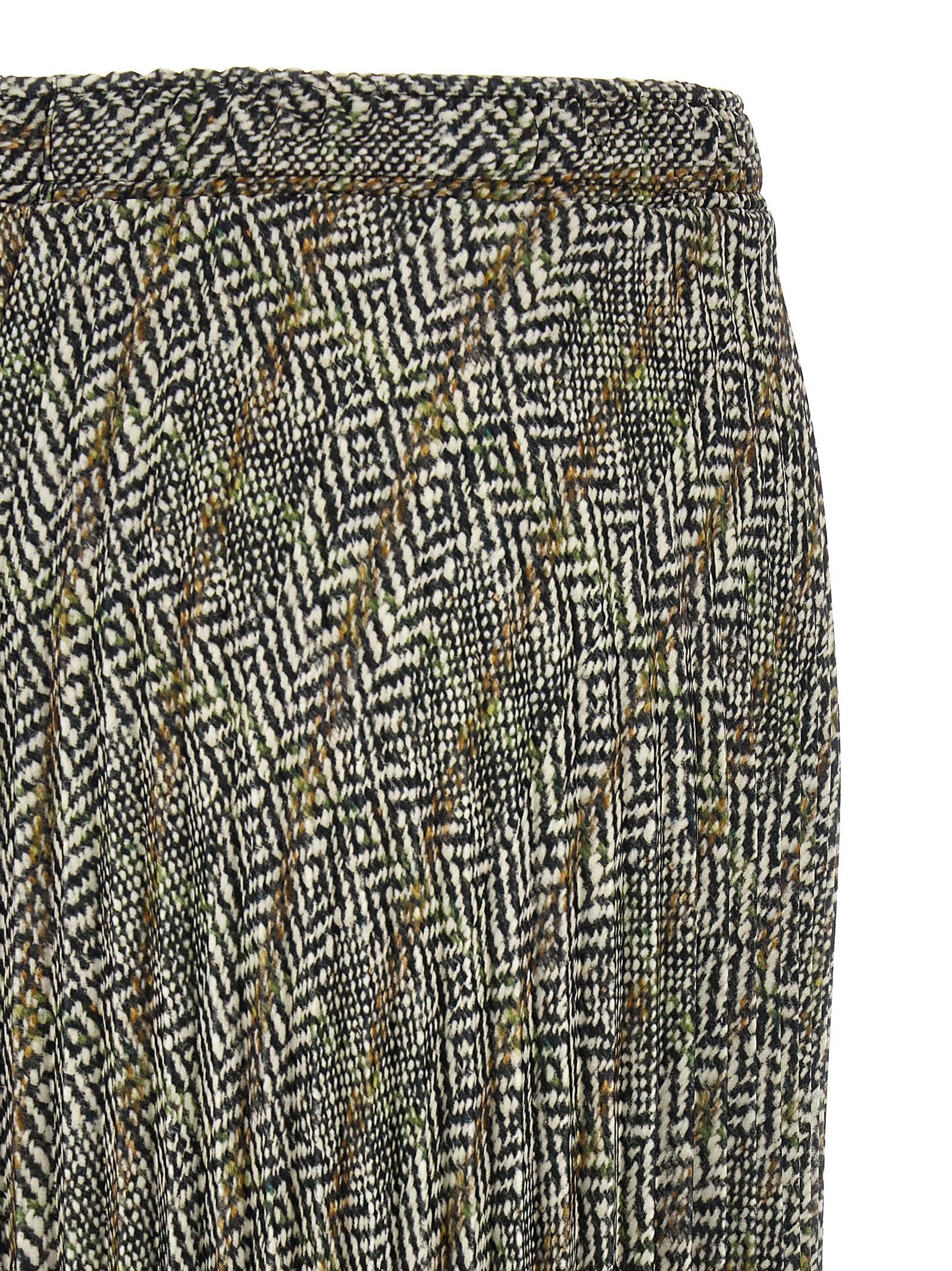 Ermanno Scervino Pleated Skirt With Lace