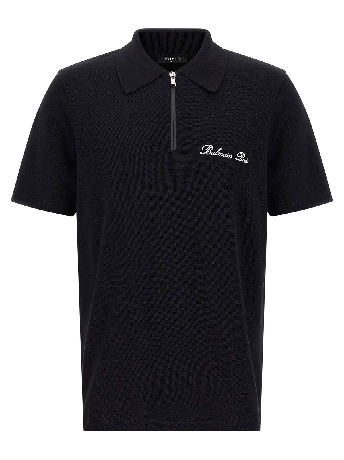 Balmain Logo Embroidery Polo Shirt