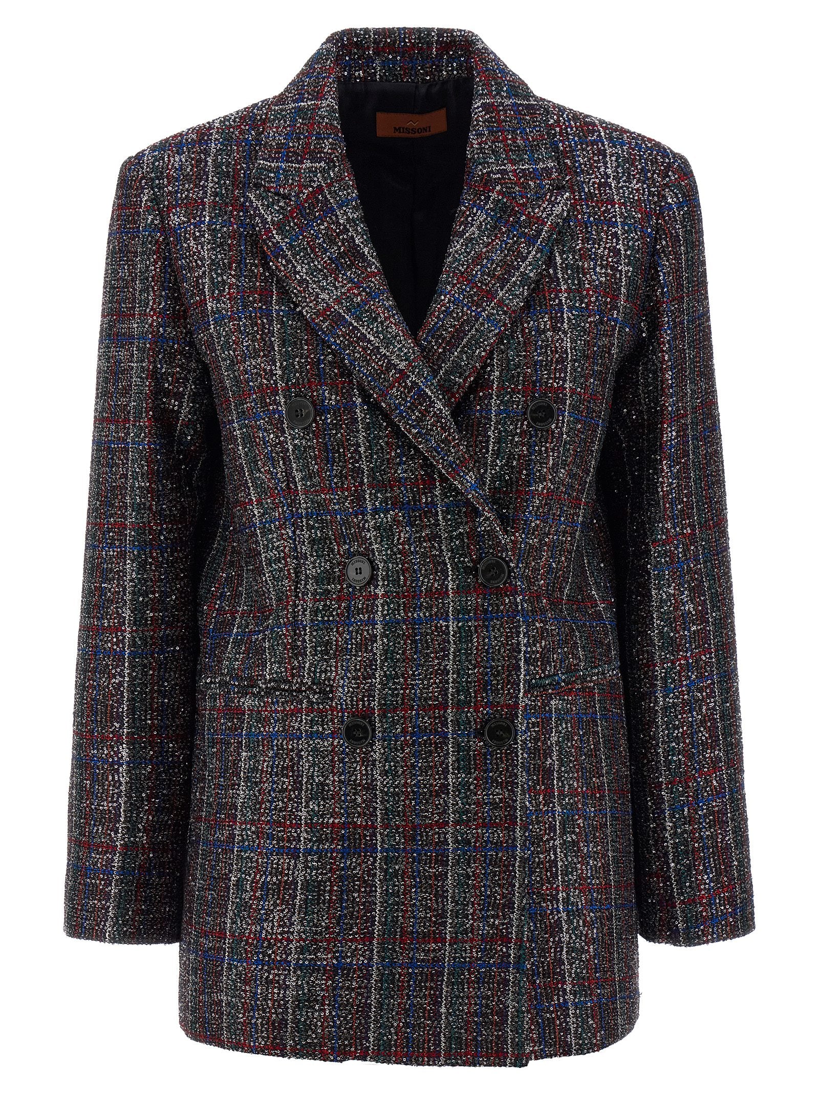 Missoni Sequin Tartan Blazer