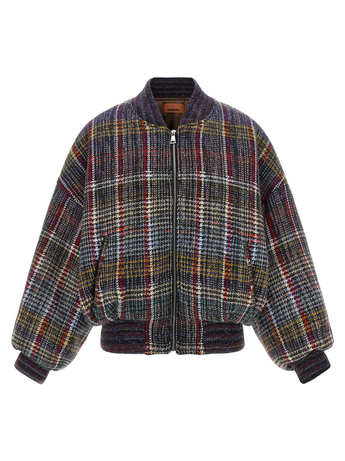 Missoni Check Pattern Bomber Jacket
