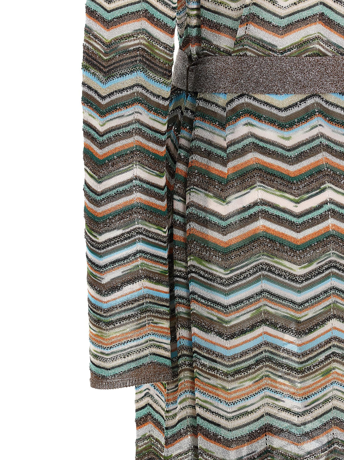 Missoni Chevron Lamé Cardigan