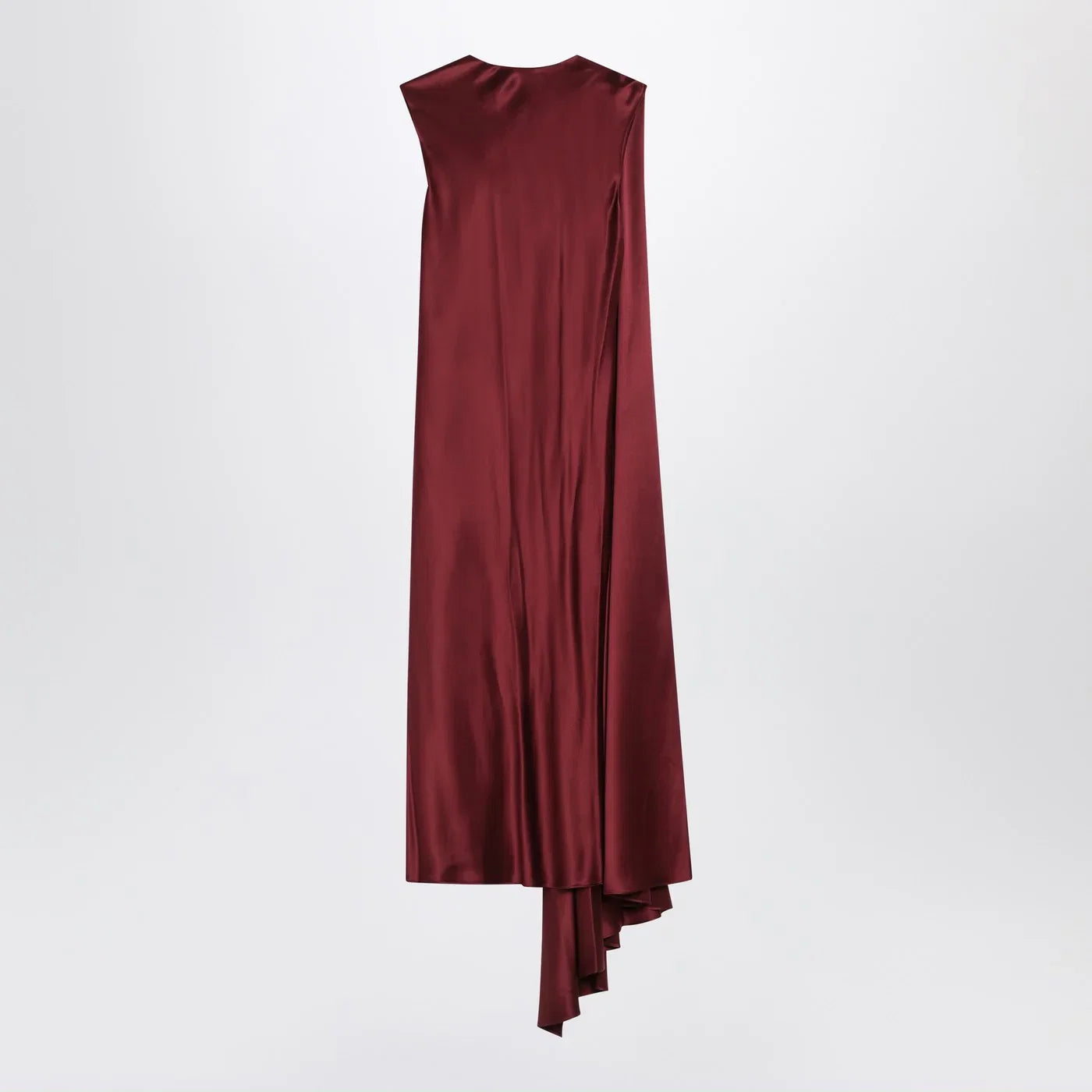 Max Mara Pianoforte Raspberry cape detail dress