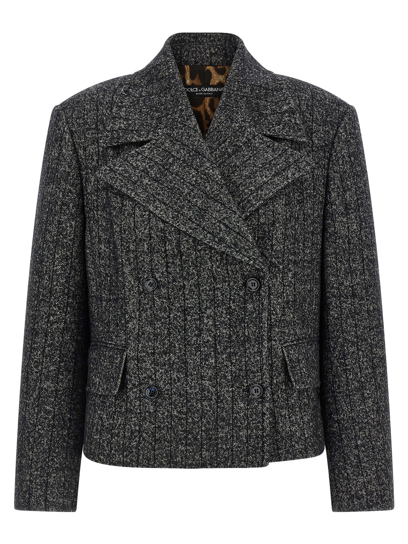 Dolce & Gabbana Striped Wool Blazer