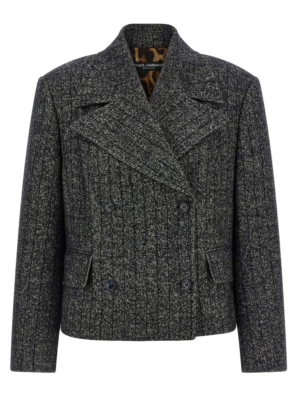 Dolce & Gabbana Striped Wool Blazer