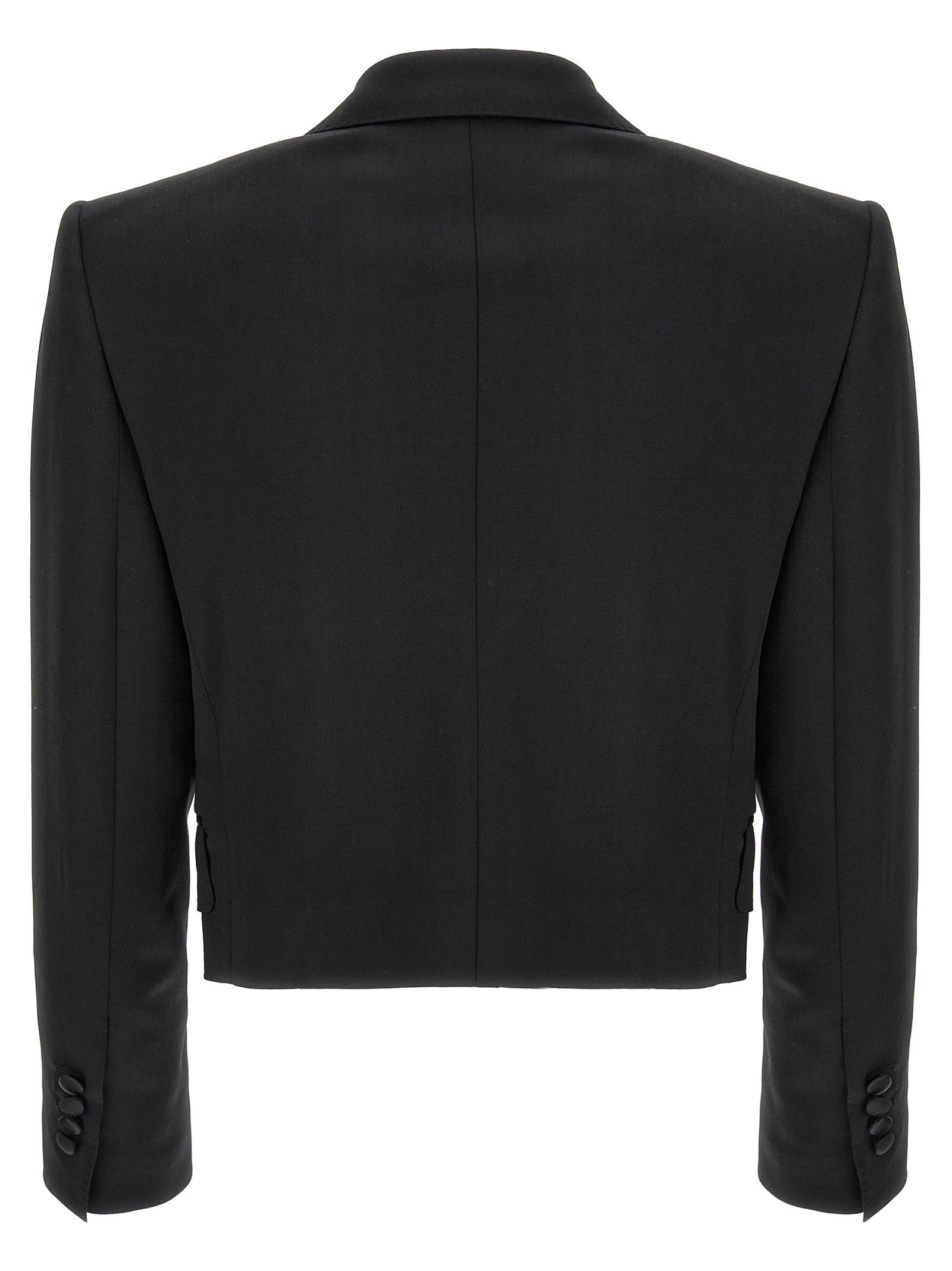 Dolce & Gabbana Tuxedo Crop Blazer