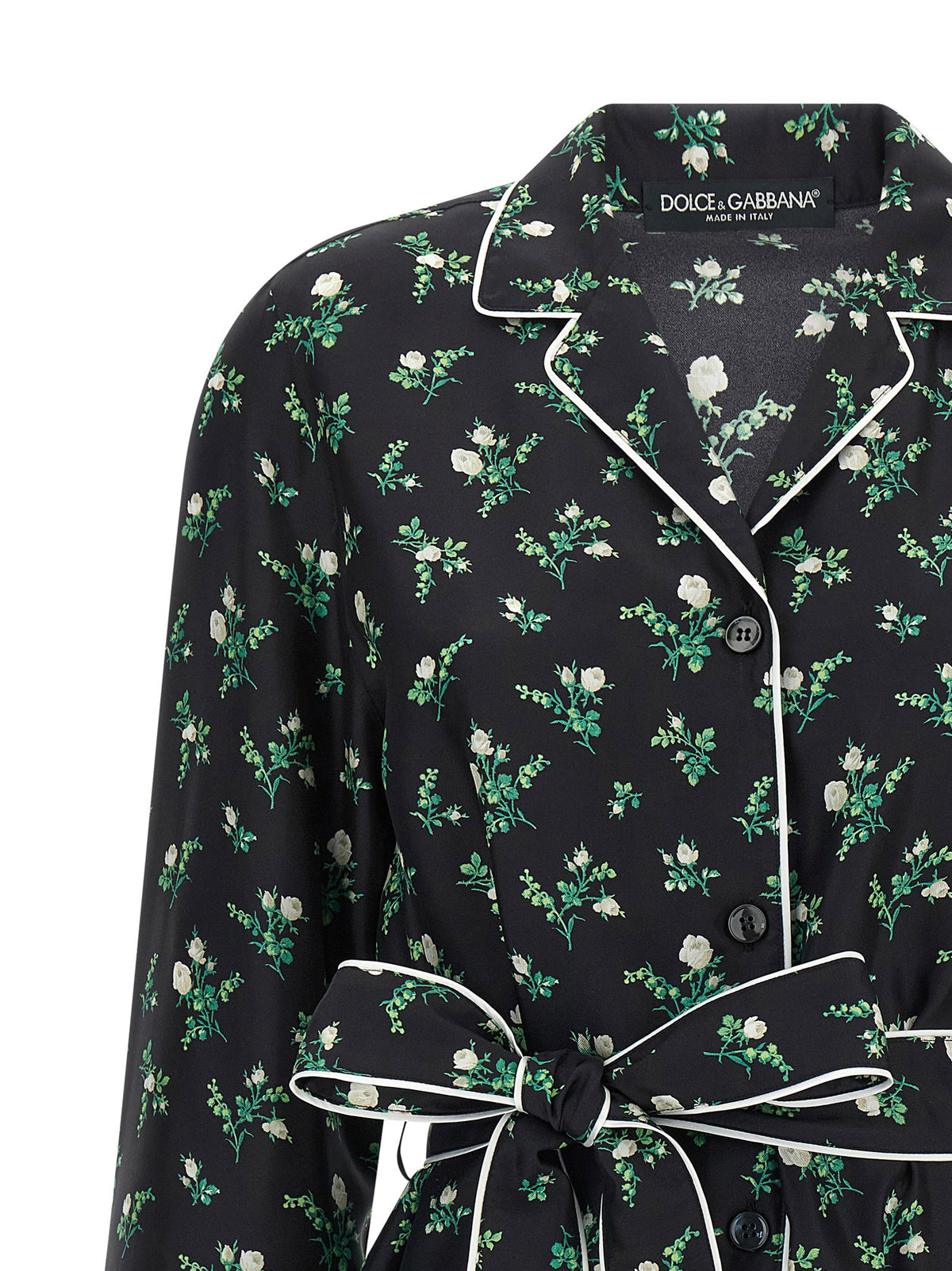 Dolce & Gabbana Roselline And Lily Of The Lilies Of The Flowers Printed Shirt