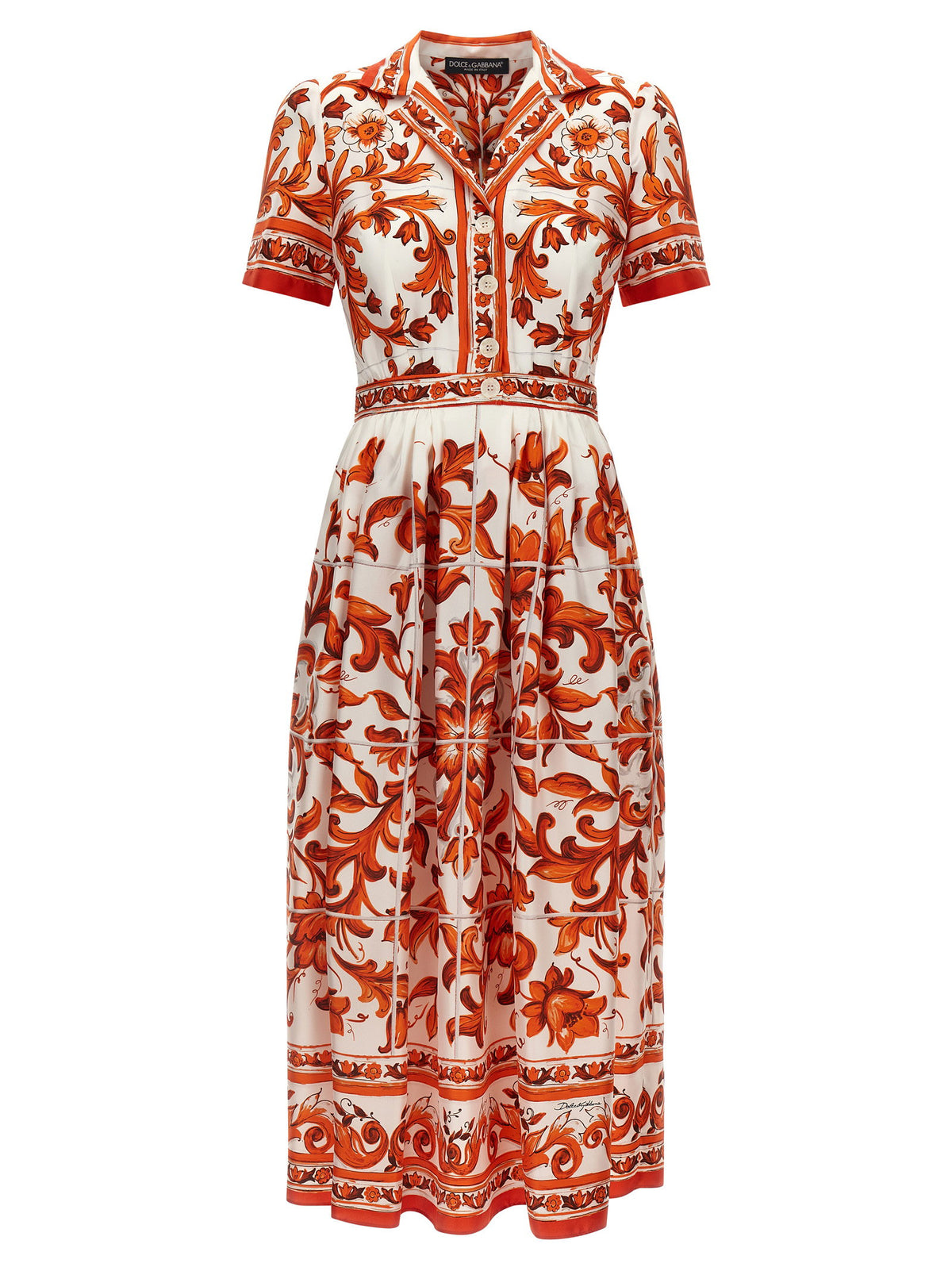 Dolce & Gabbana Maiolica Print Dress