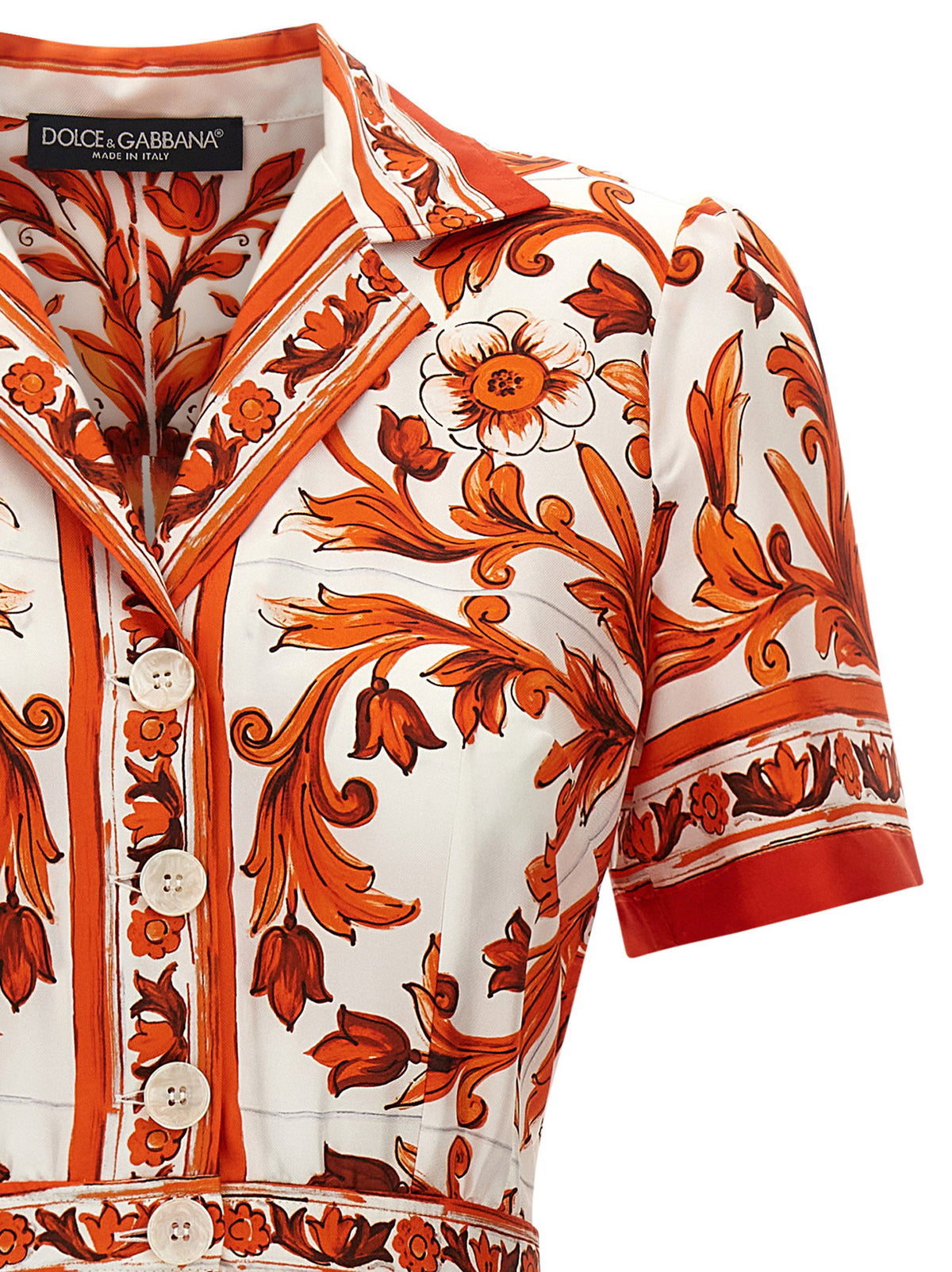 Dolce & Gabbana Maiolica Print Dress