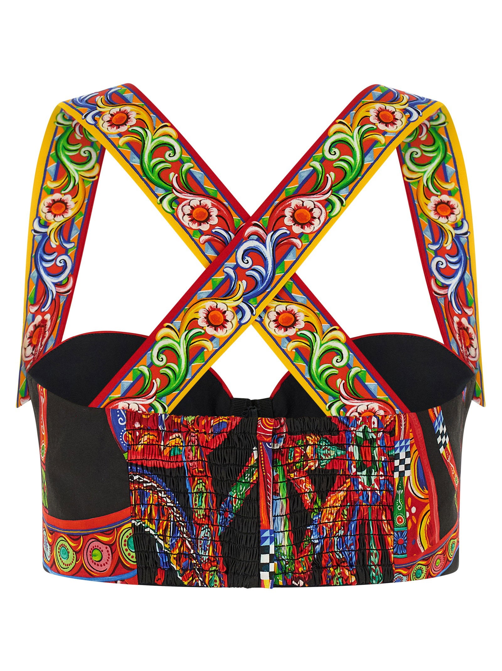 Dolce & Gabbana Carretto Bustier Top