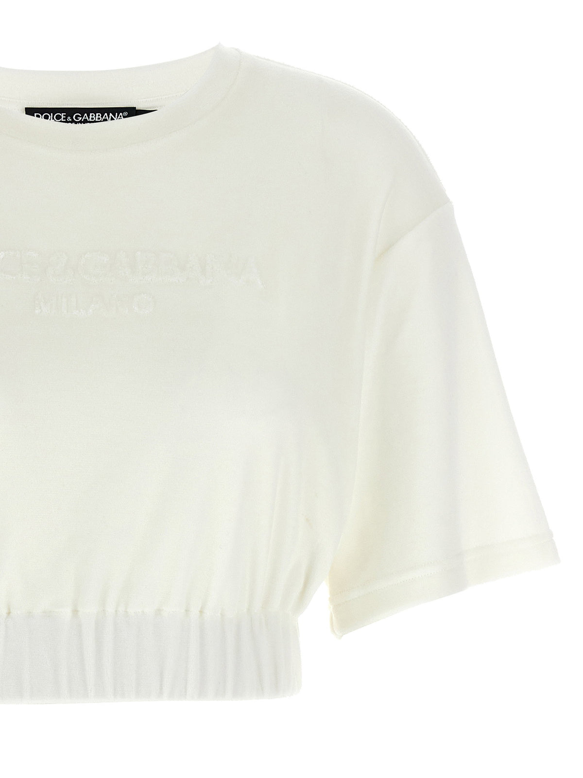 Dolce & Gabbana Logo Chenille Top