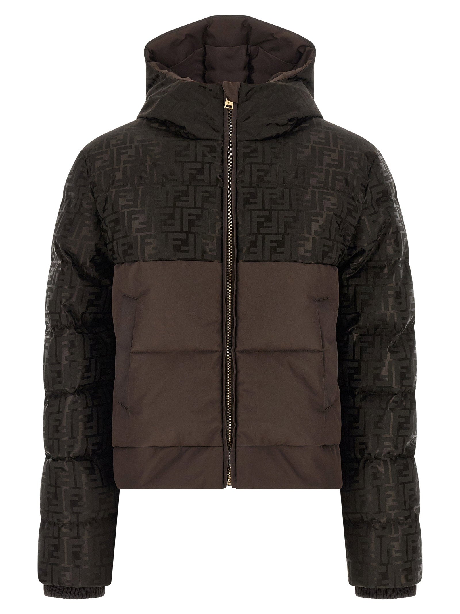 Fendi Ff Nylon Down Jacket