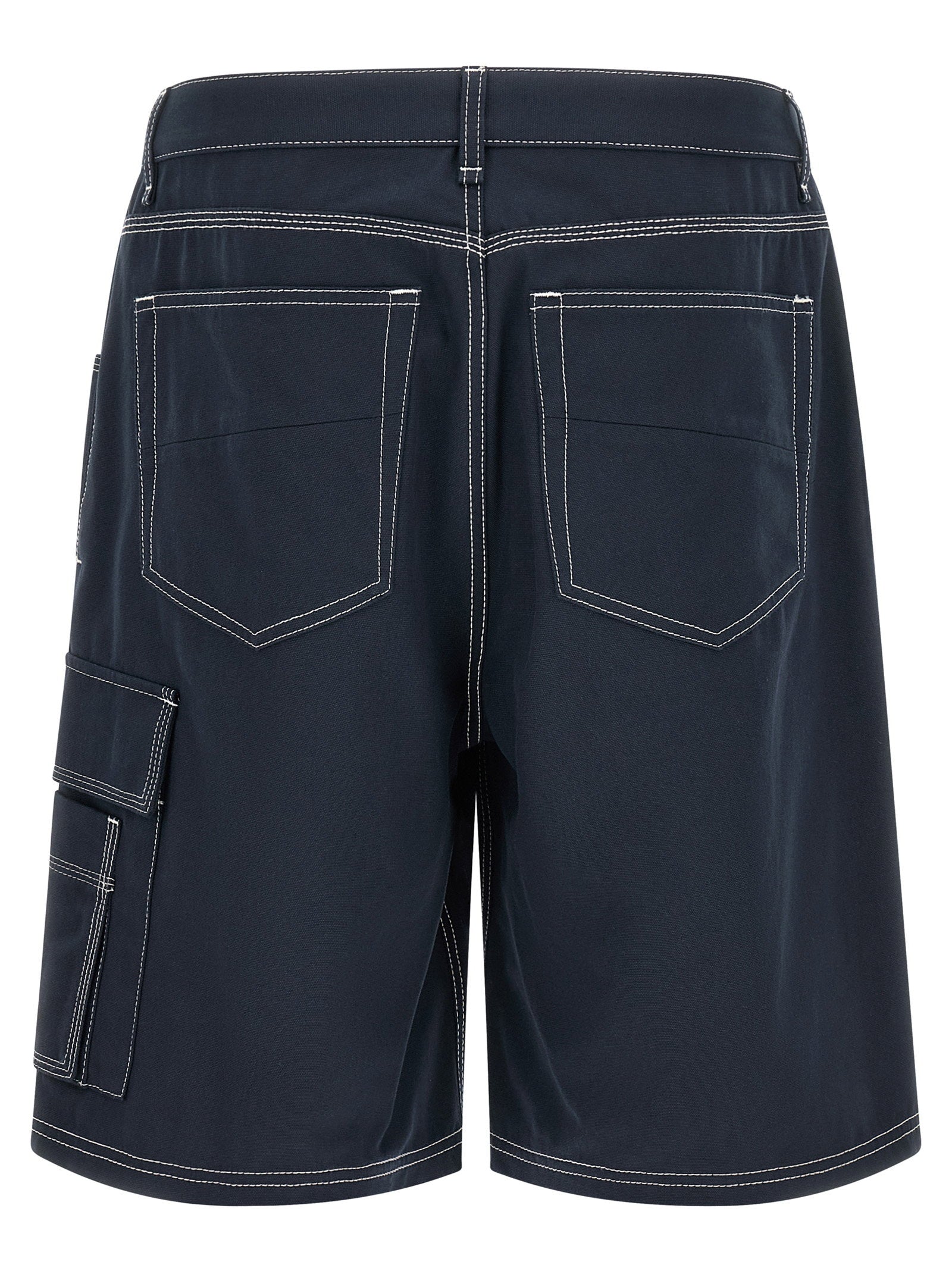 Fendi Bermuda Cargo Canvas Shorts