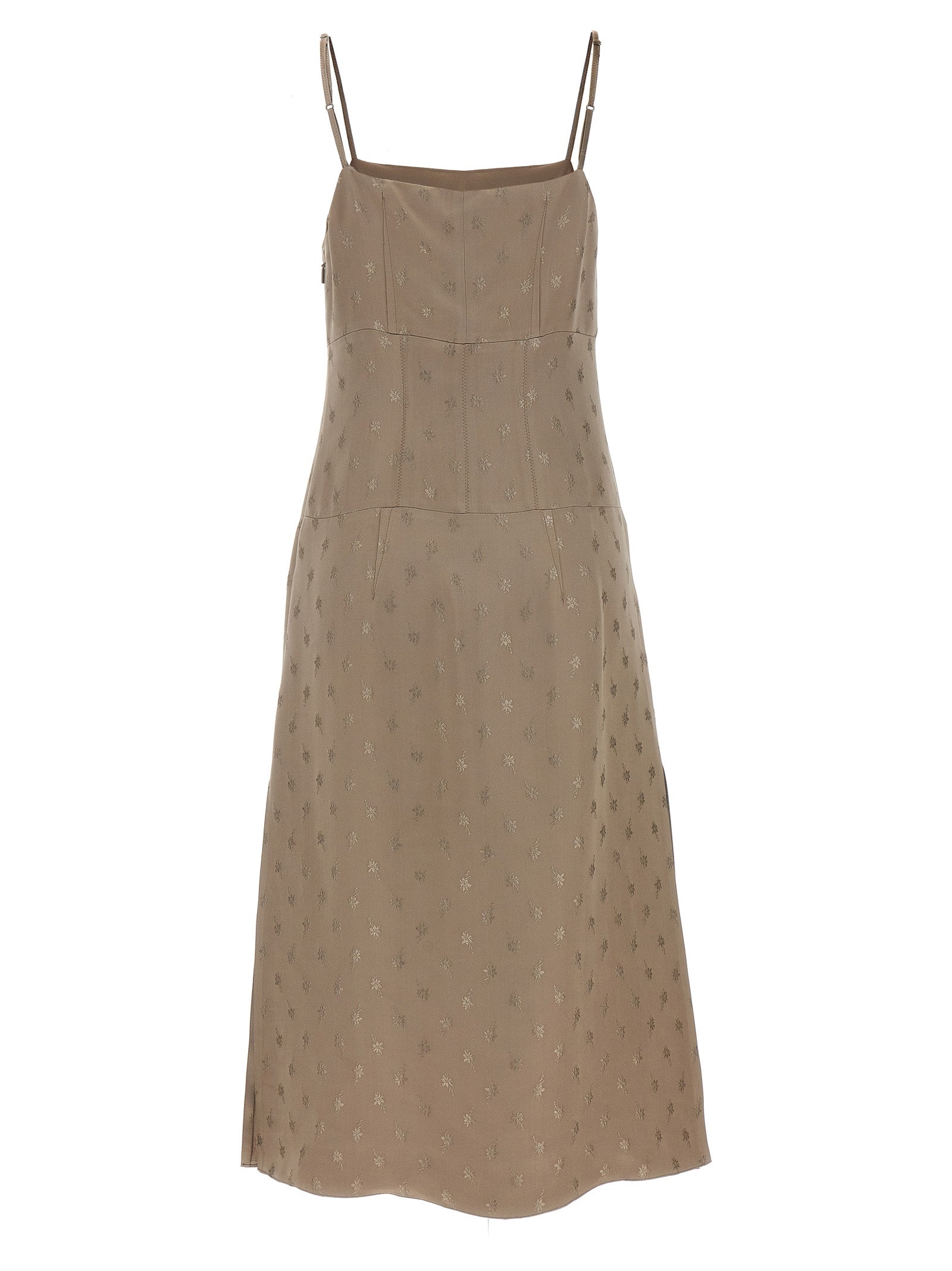 Fendi Satin Midi Dress