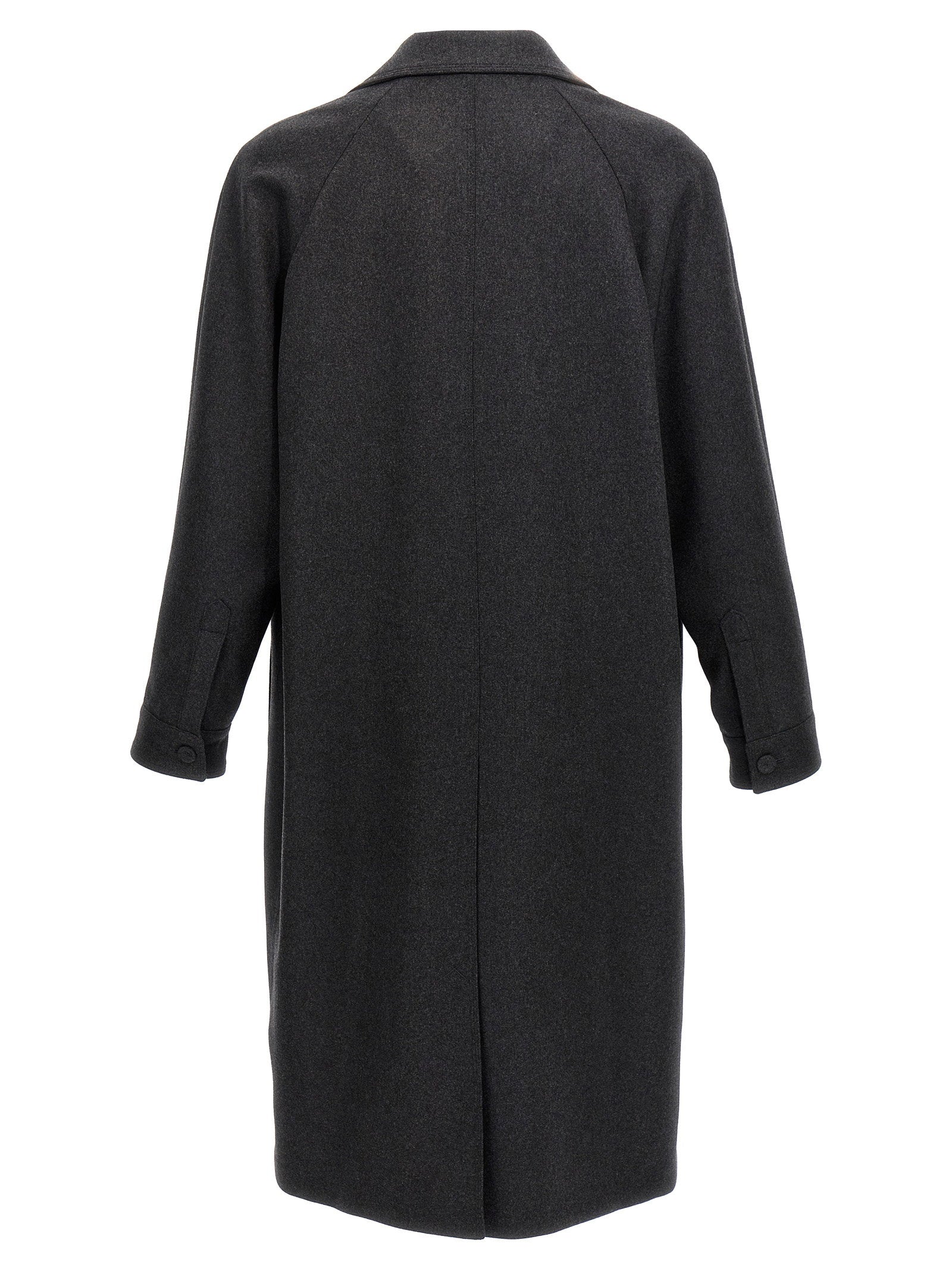 Fendi Single-breasted Cashmere Coat