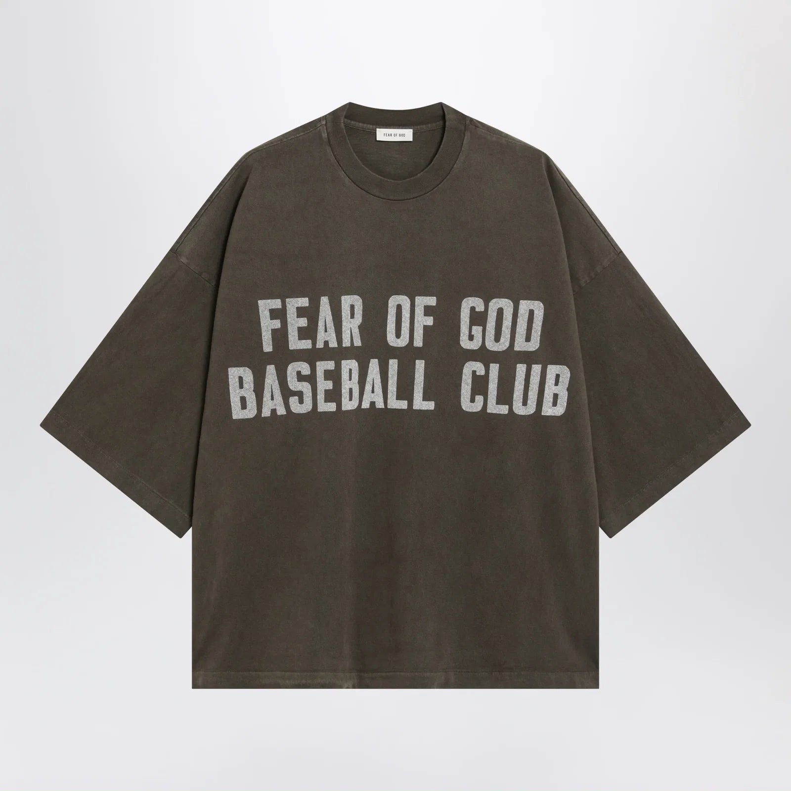 Fear of God Baseball Club heavy cotton jersey T-shirt in faded brown