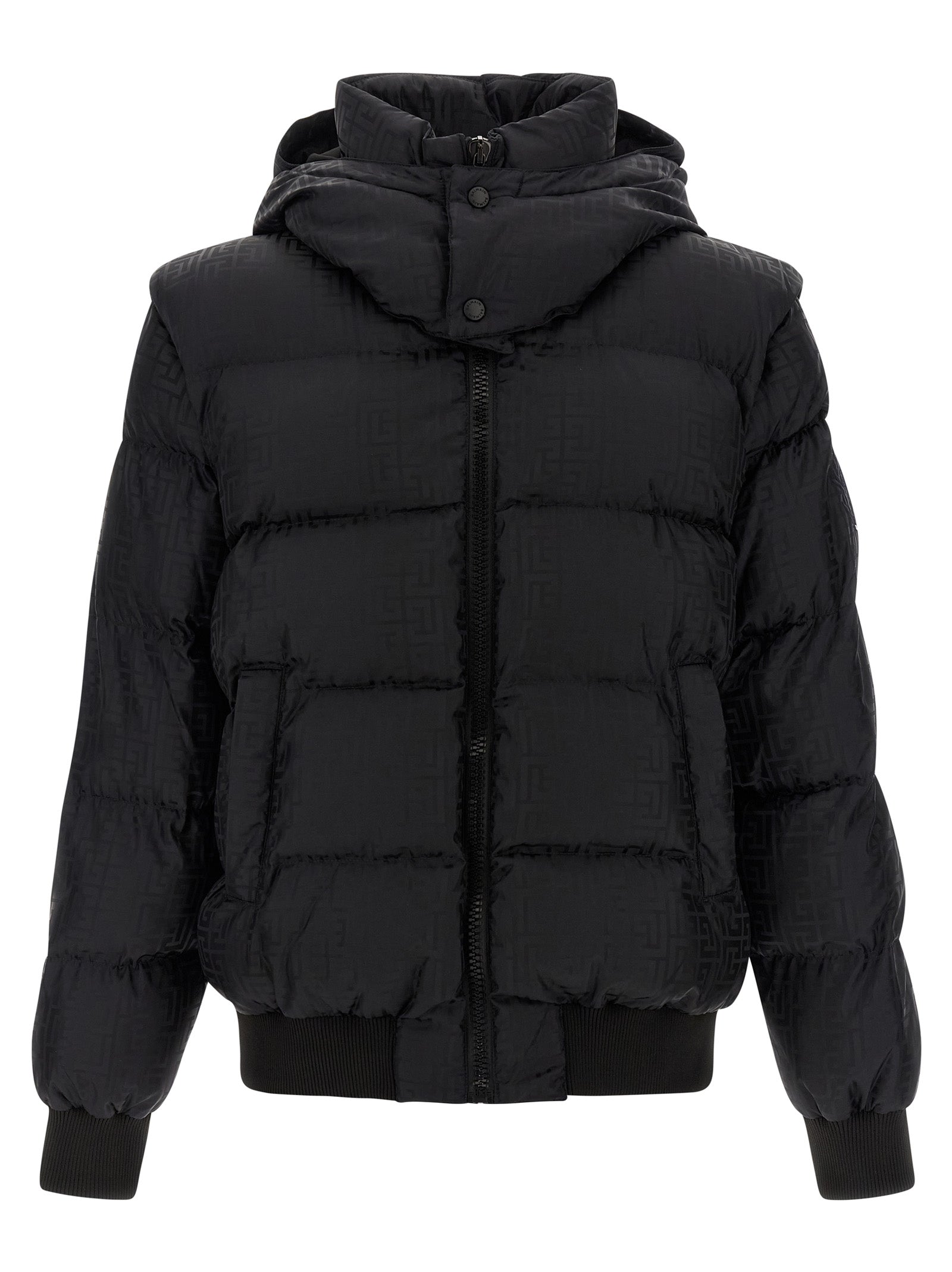 Balmain Monogram Pb Labirinto Down Jacket
