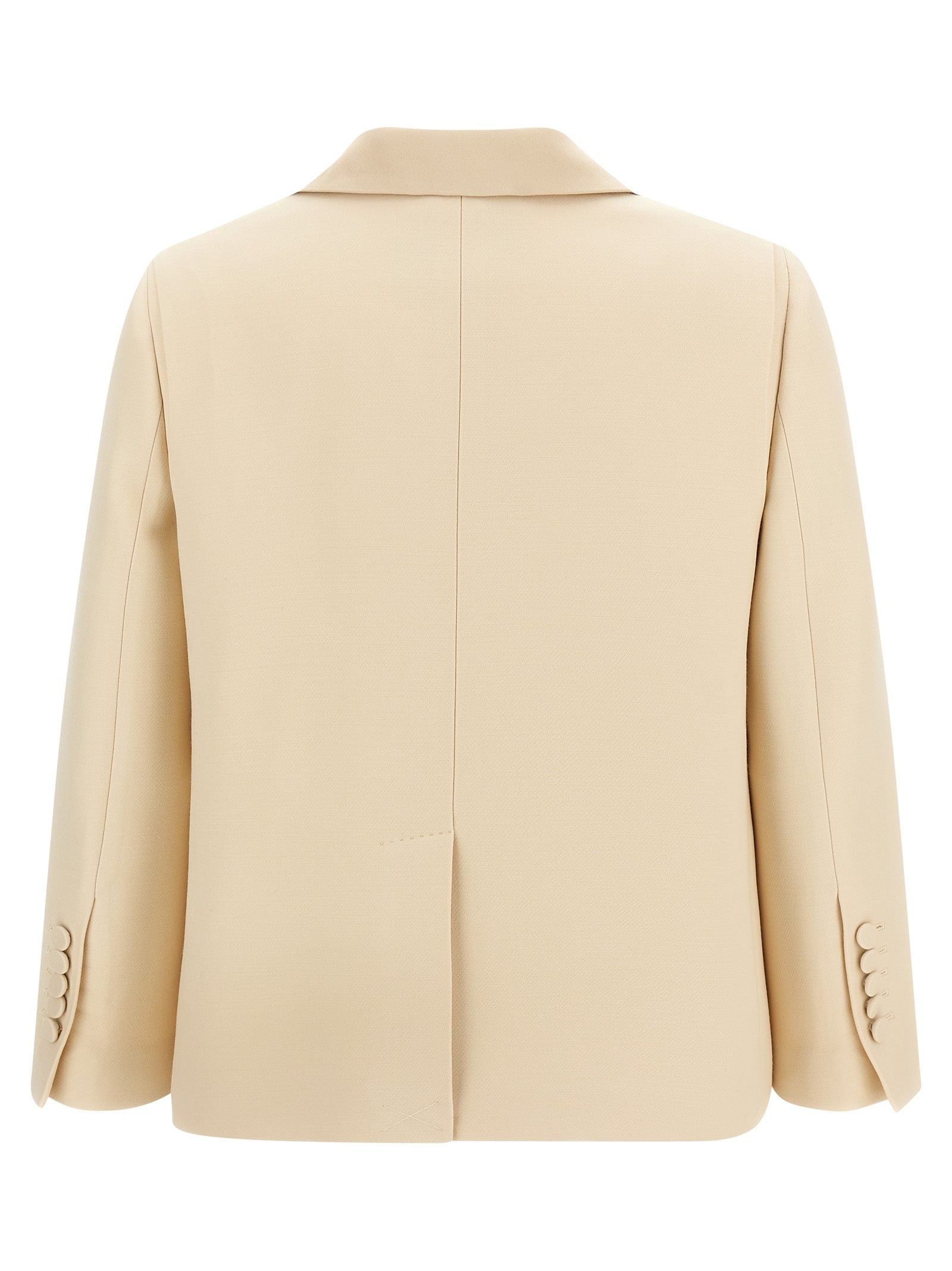 Fendi Silk Lapel Blazer
