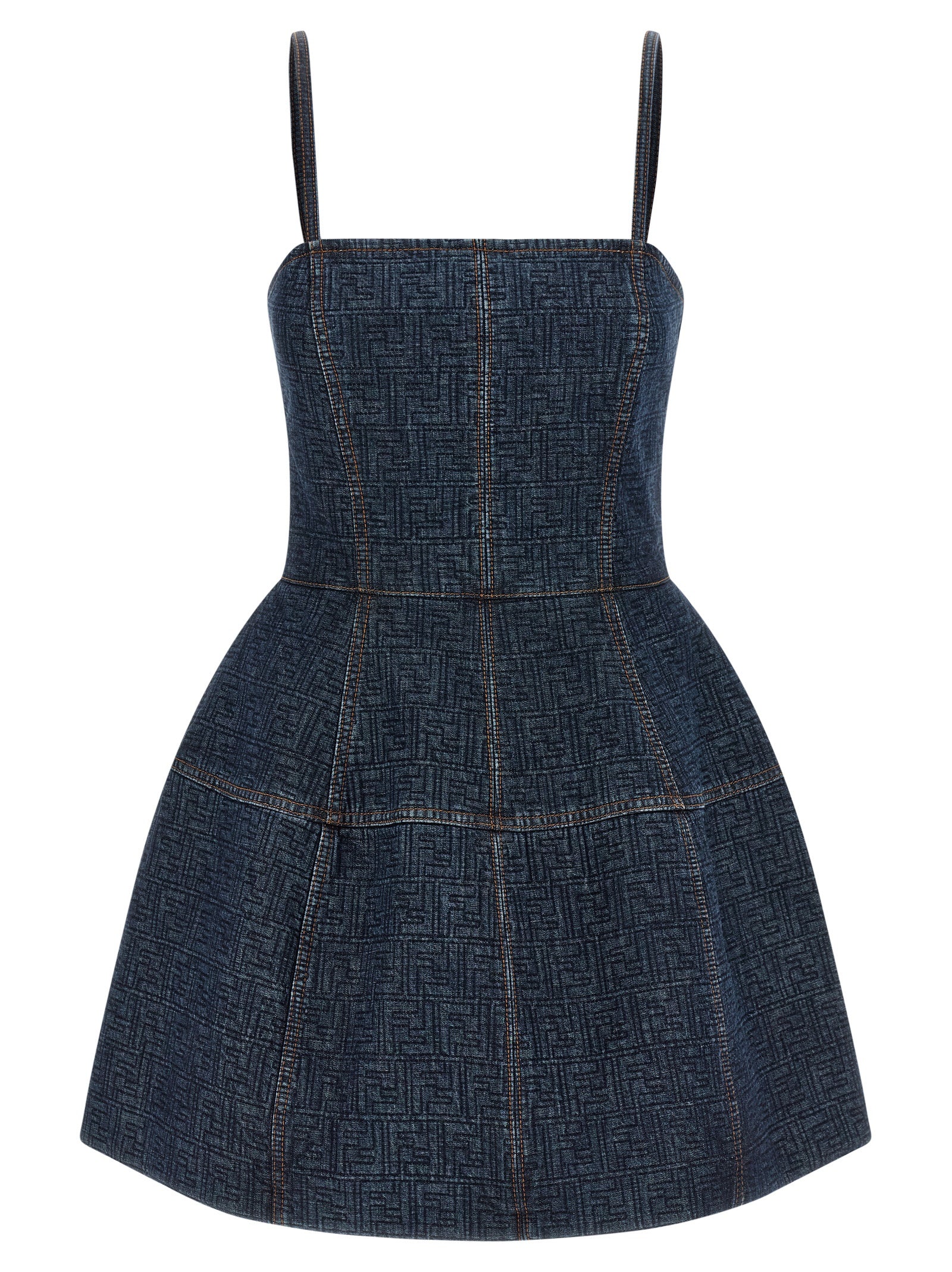 Fendi Ff Denim Dress