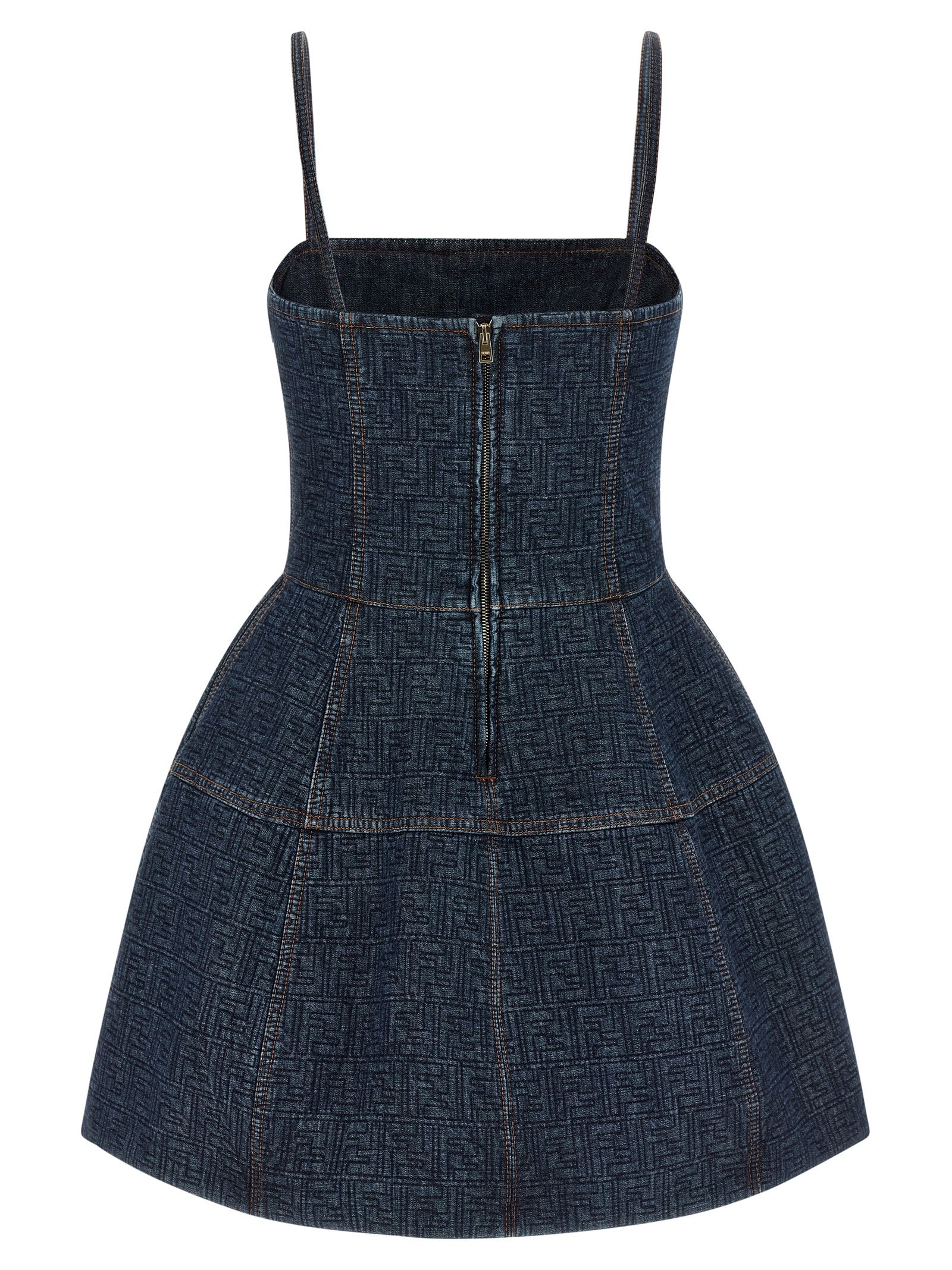 Fendi Ff Denim Dress