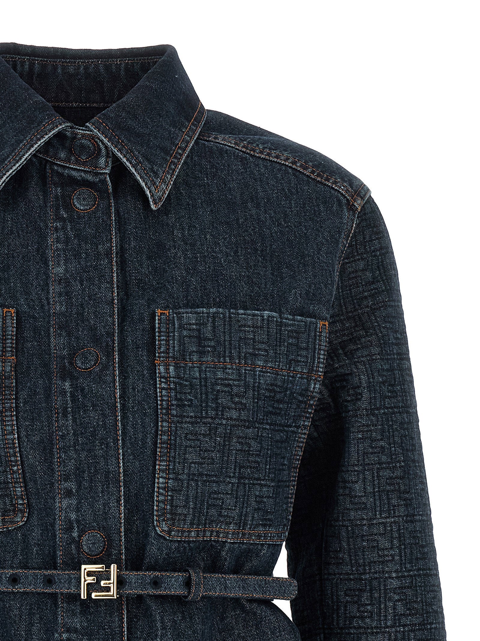 Fendi Ff Denim Jacket