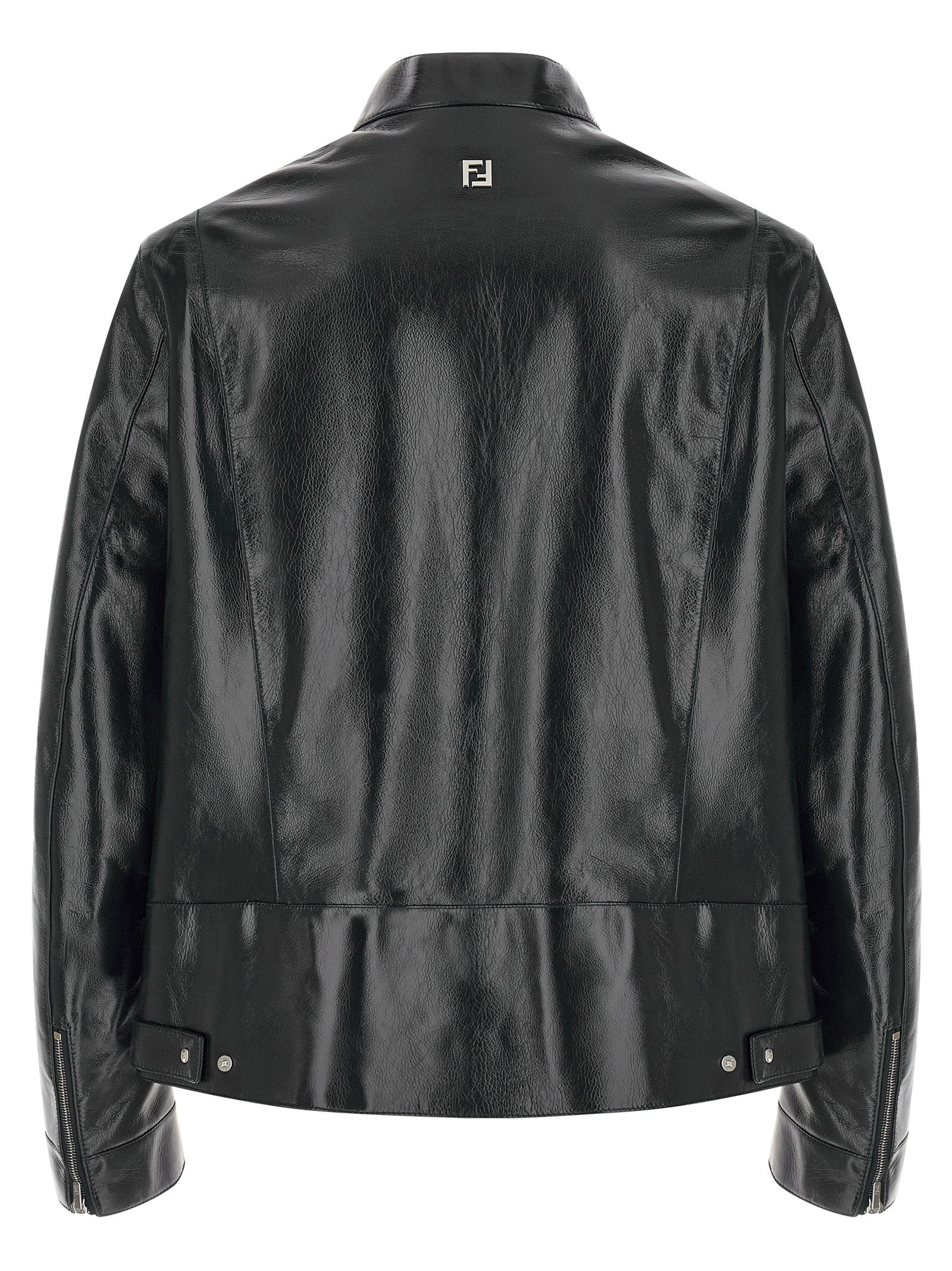 Fendi Lacquered Leather Blouson