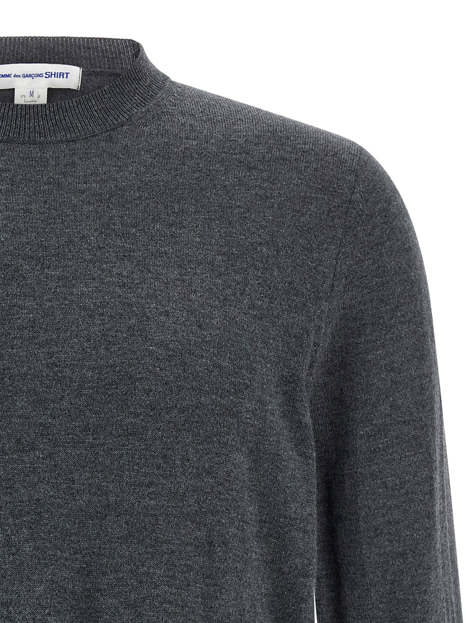 Comme Des Garcons Shirt Intarsia Sweater