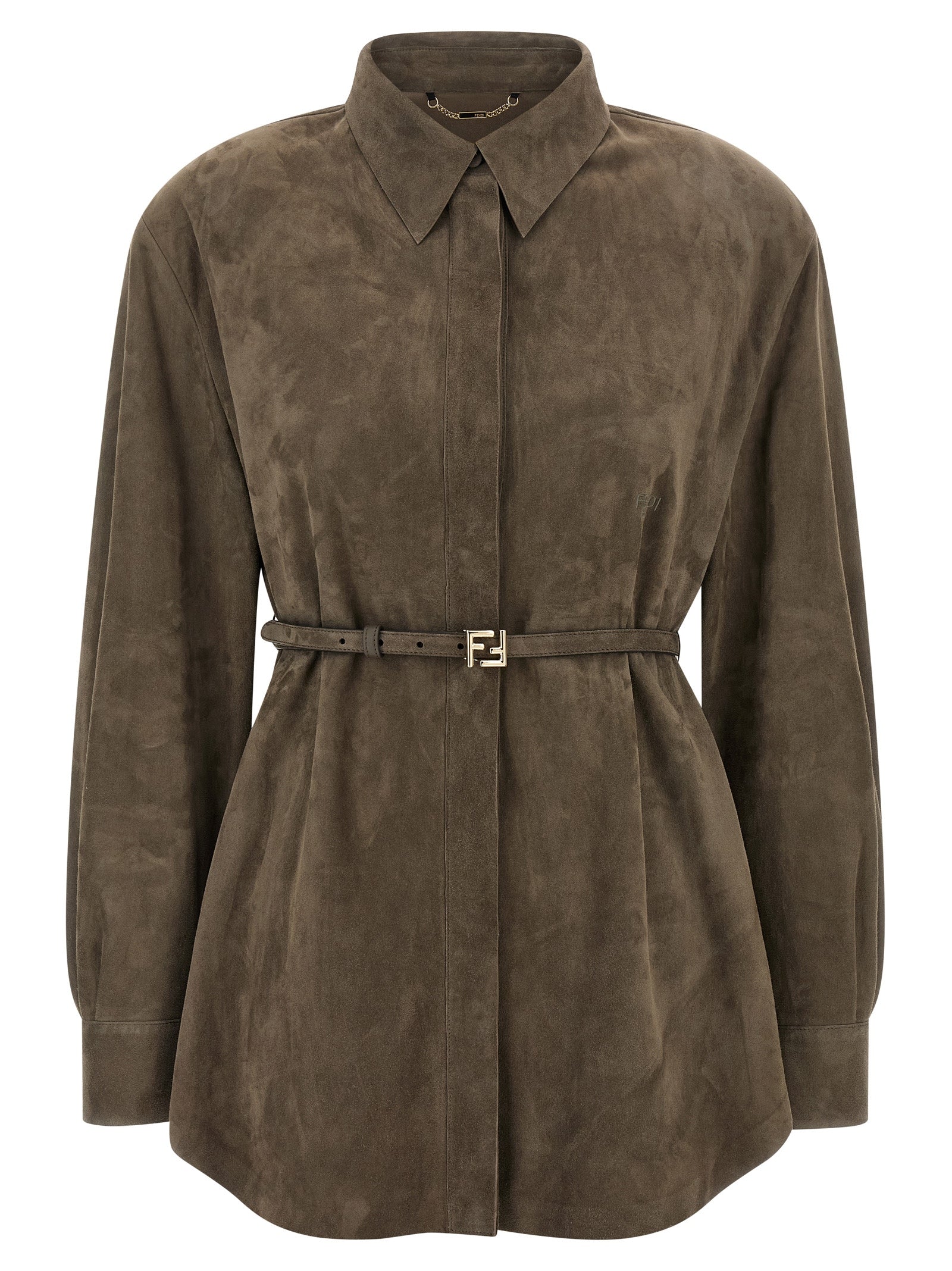 Fendi Suede Shirt